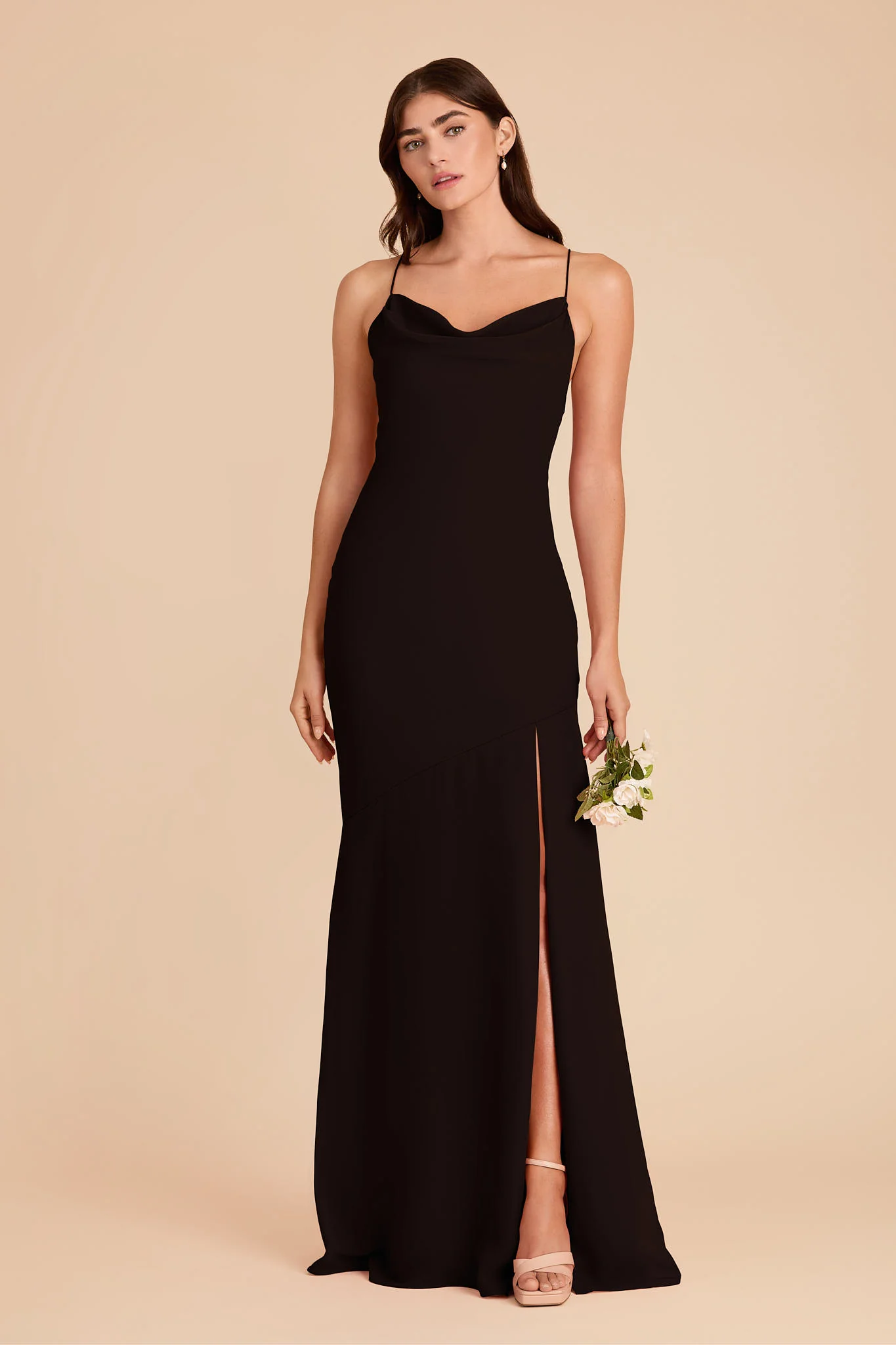 Olivia Chiffon Dress - Black