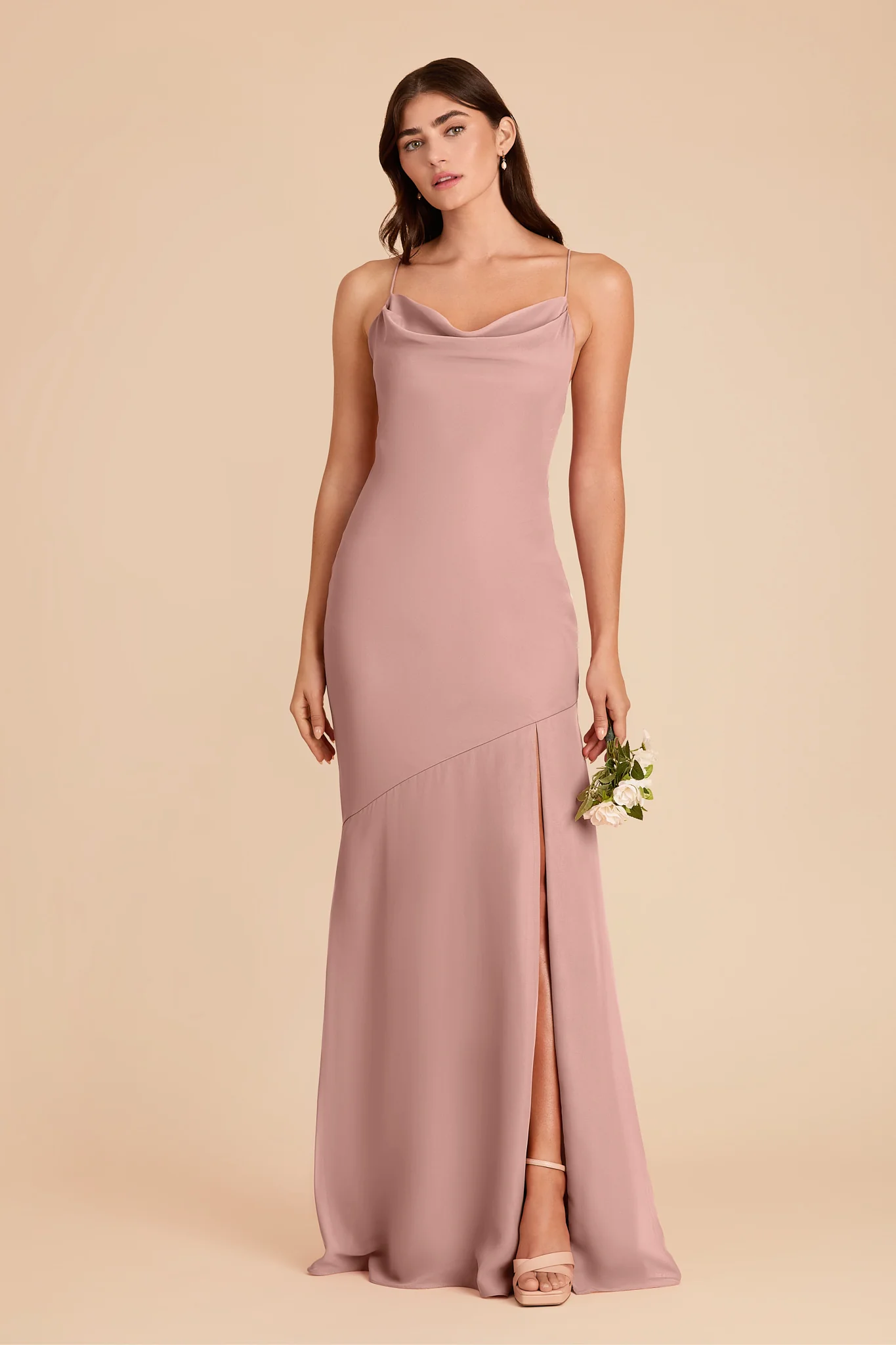 Olivia Chiffon Dress - English Rose