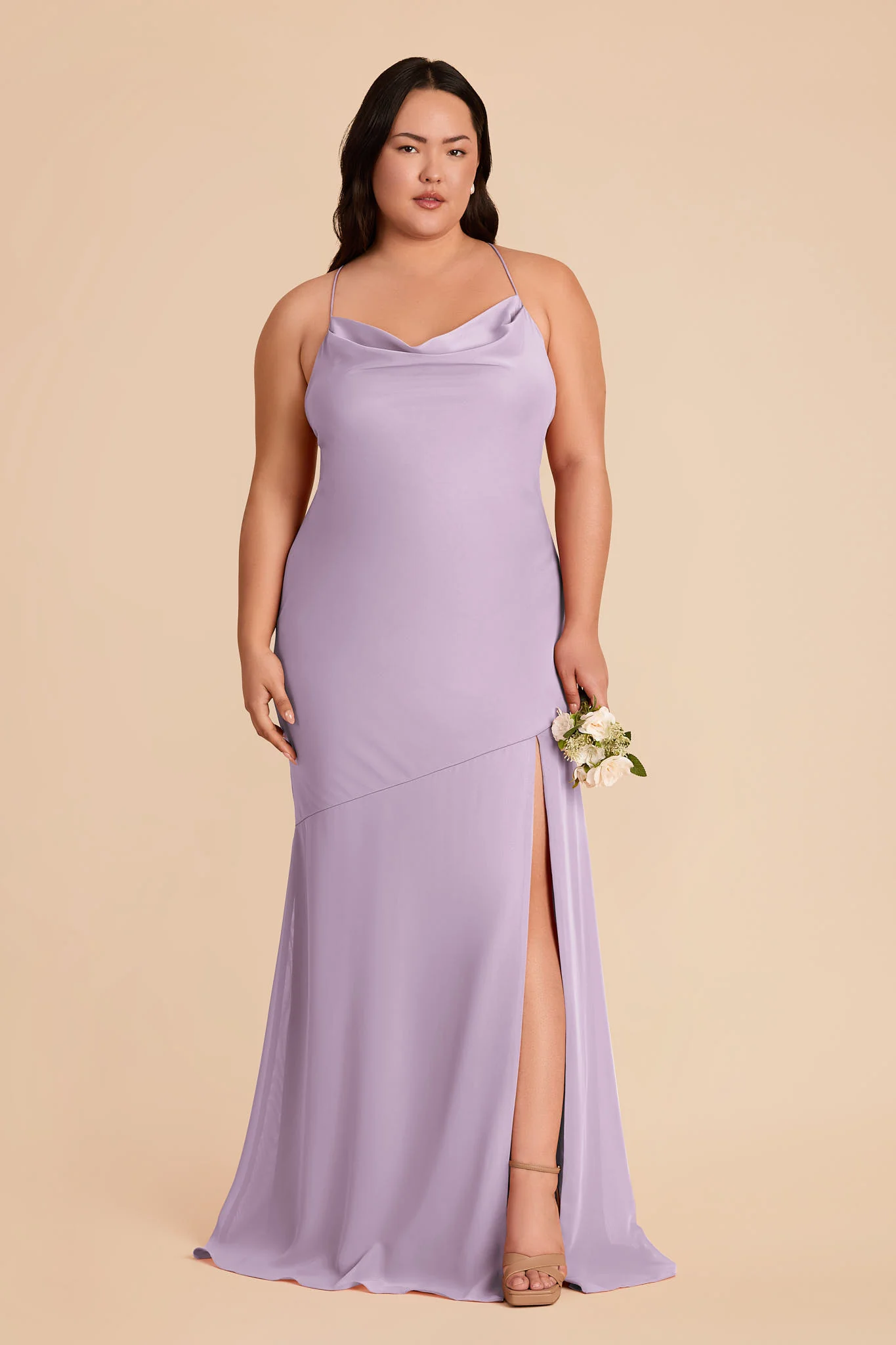 Olivia Chiffon Dress - Lavender - Image 2