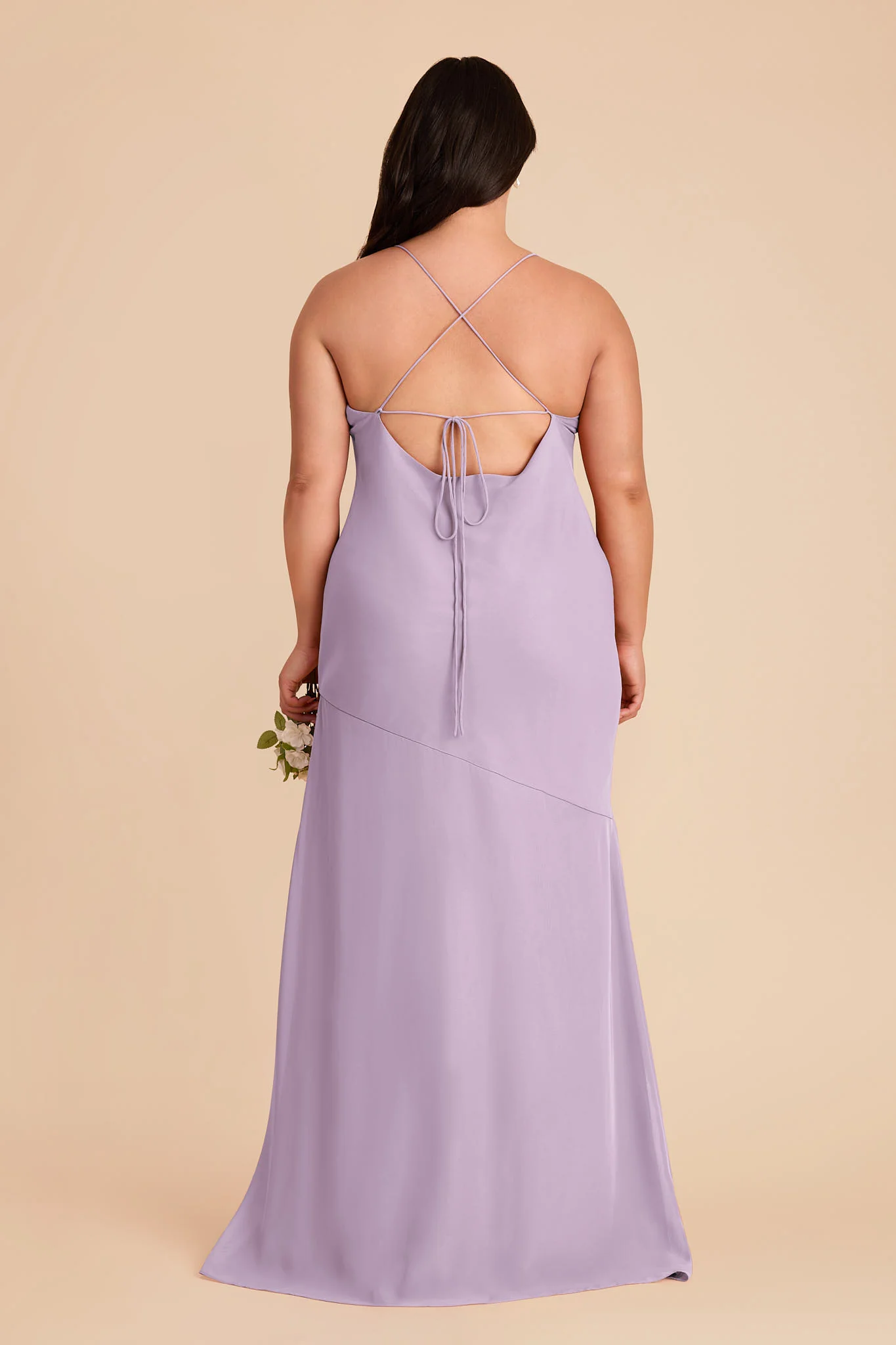 Olivia Chiffon Dress - Lavender - Image 8