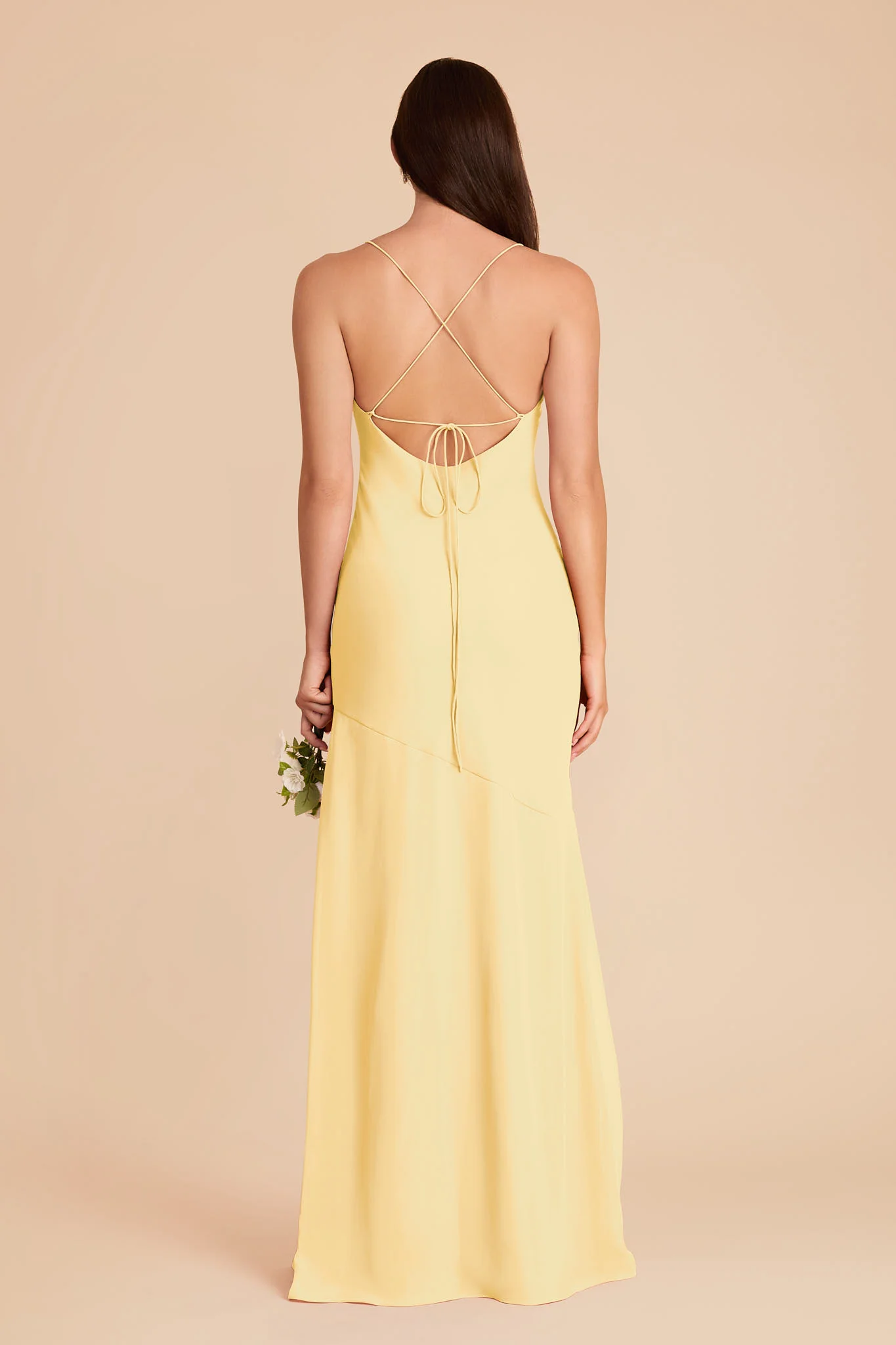 Olivia Chiffon Dress - Lemon Sorbet - Image 6