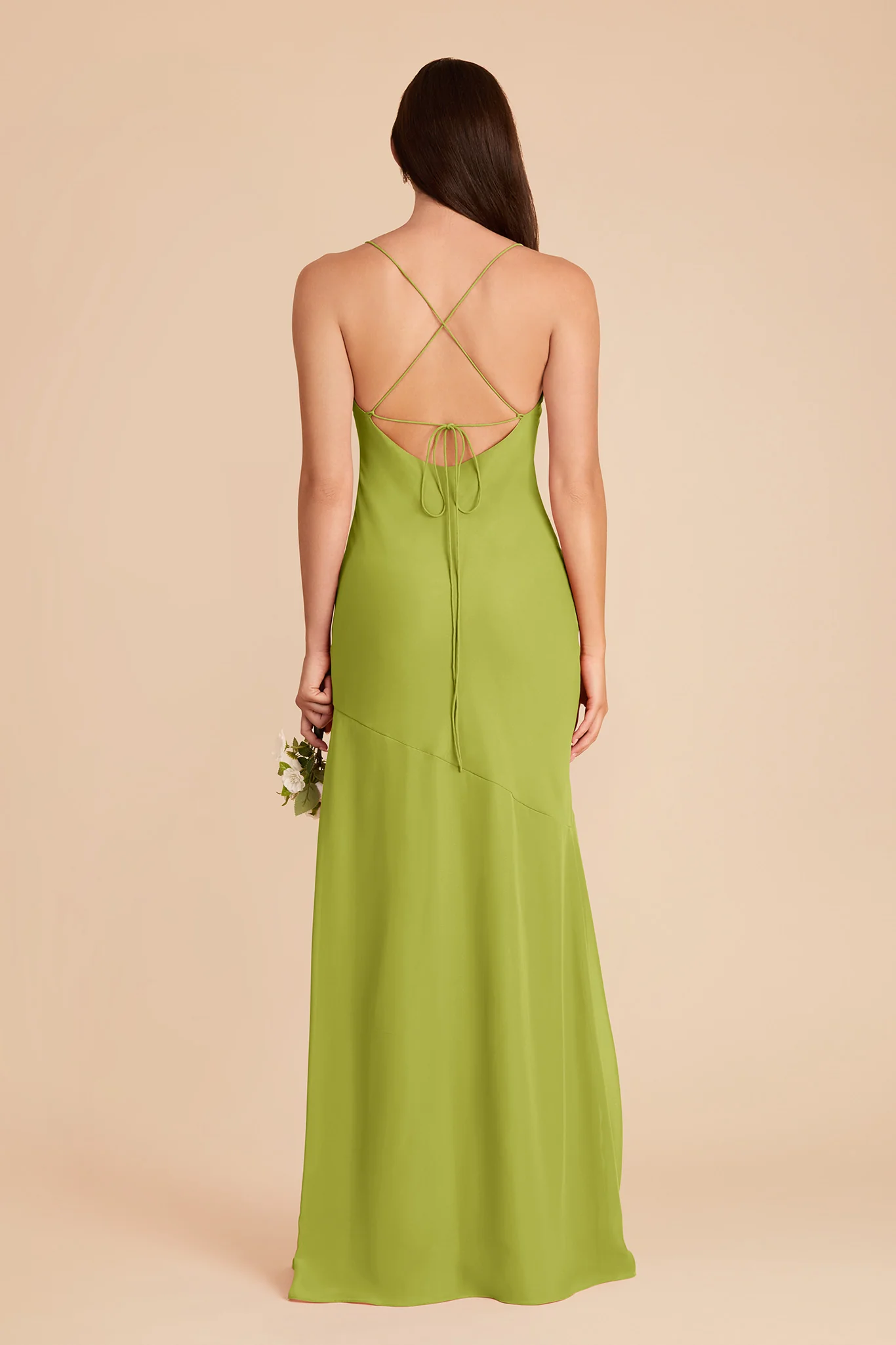 Olivia Chiffon Dress - Matcha - Image 5