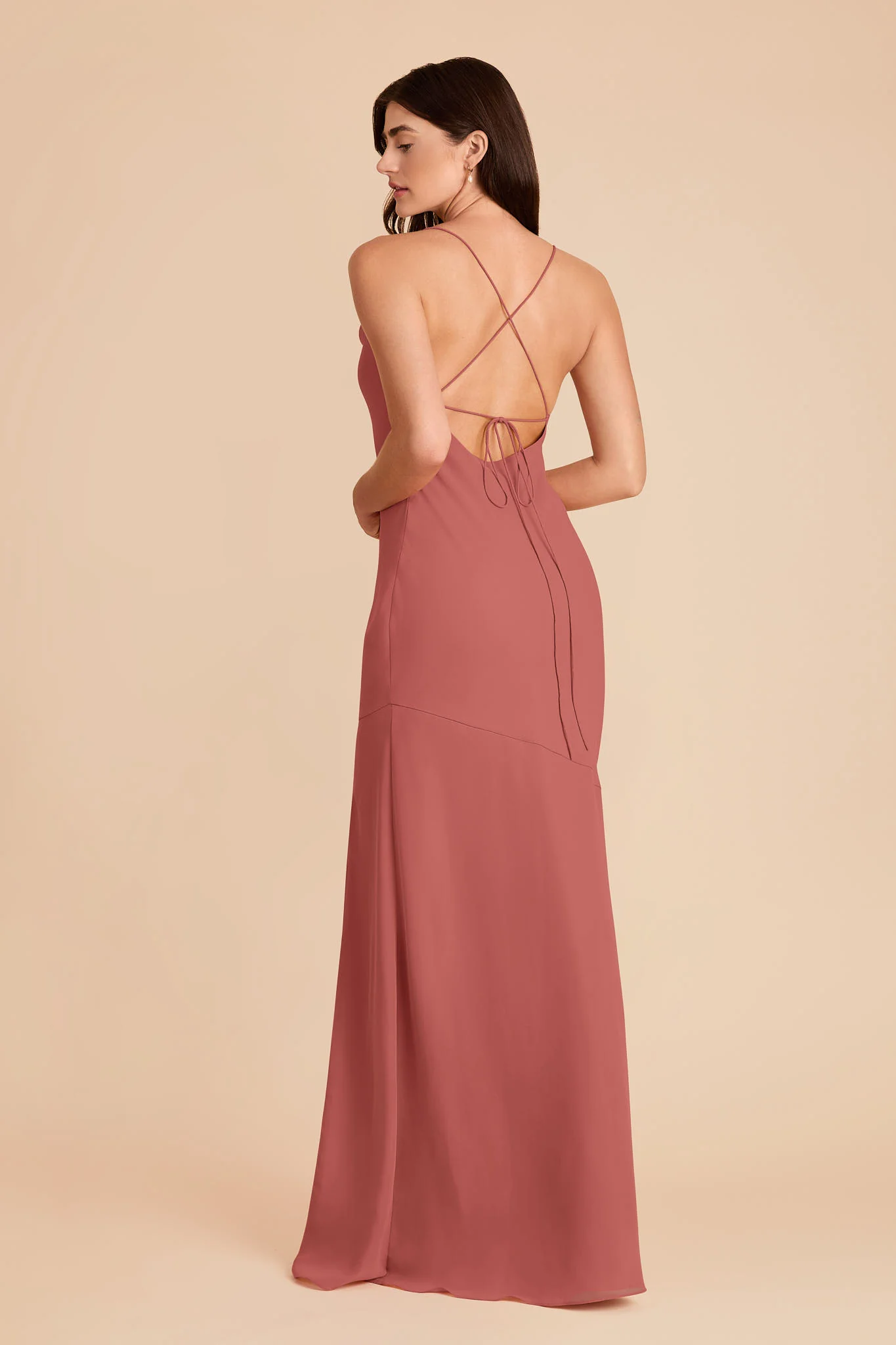 Olivia Chiffon Dress - Wild Rose - Image 4
