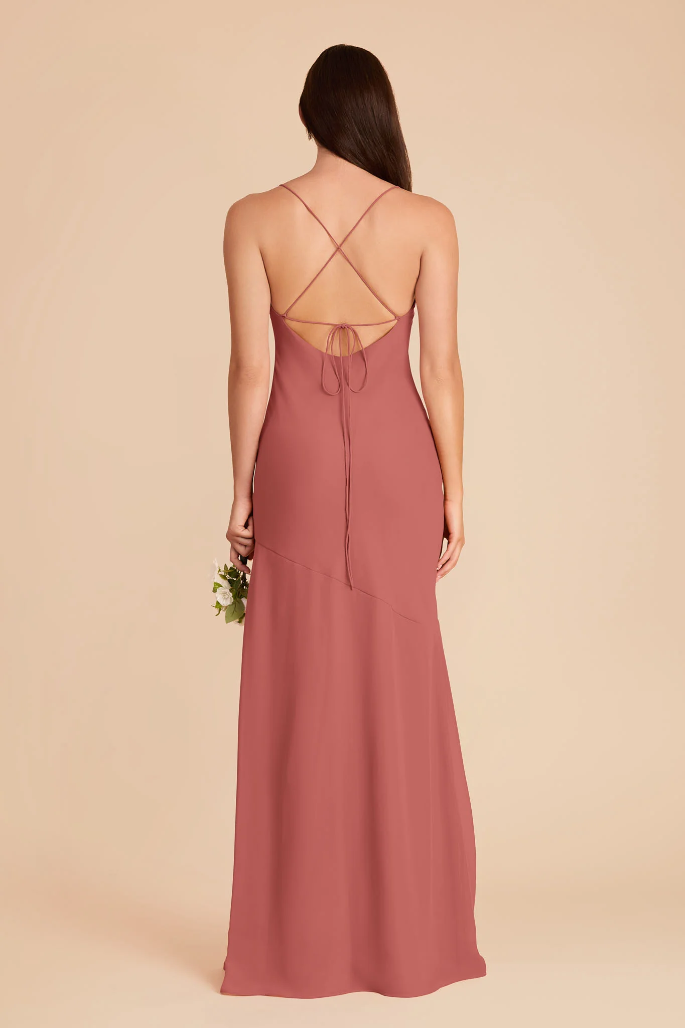 Olivia Chiffon Dress - Wild Rose - Image 5