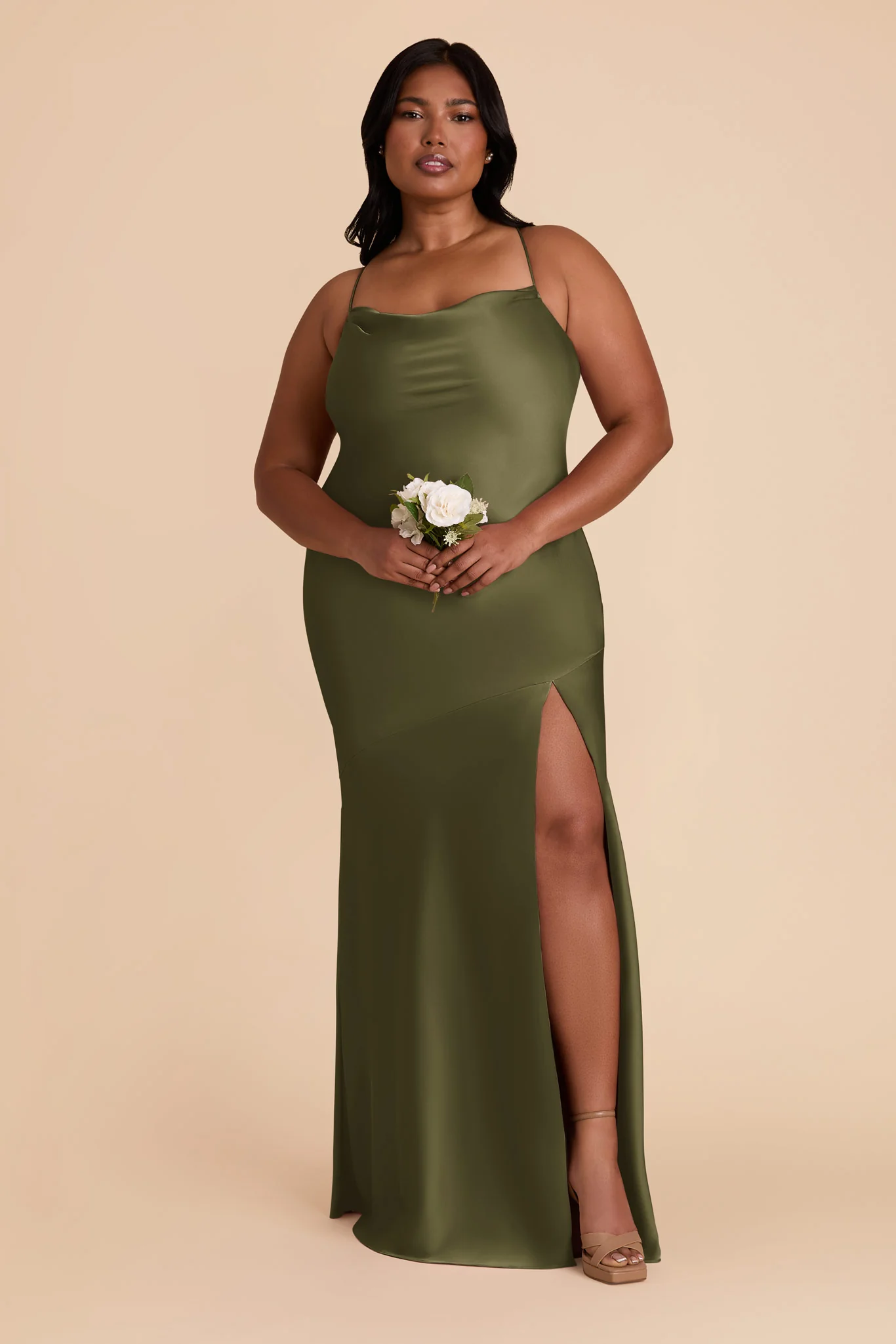 Olivia Matte Satin Dress - Martini - Image 6