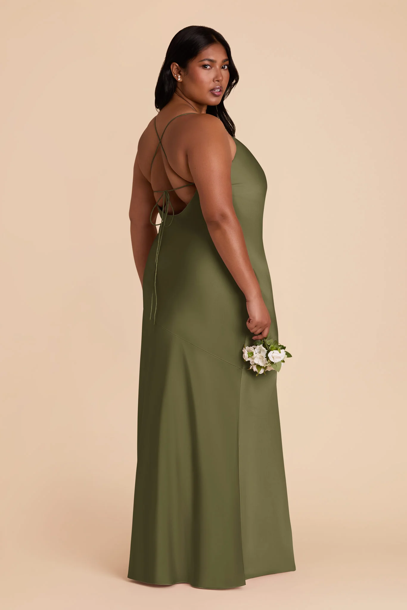 Olivia Matte Satin Dress - Martini - Image 7
