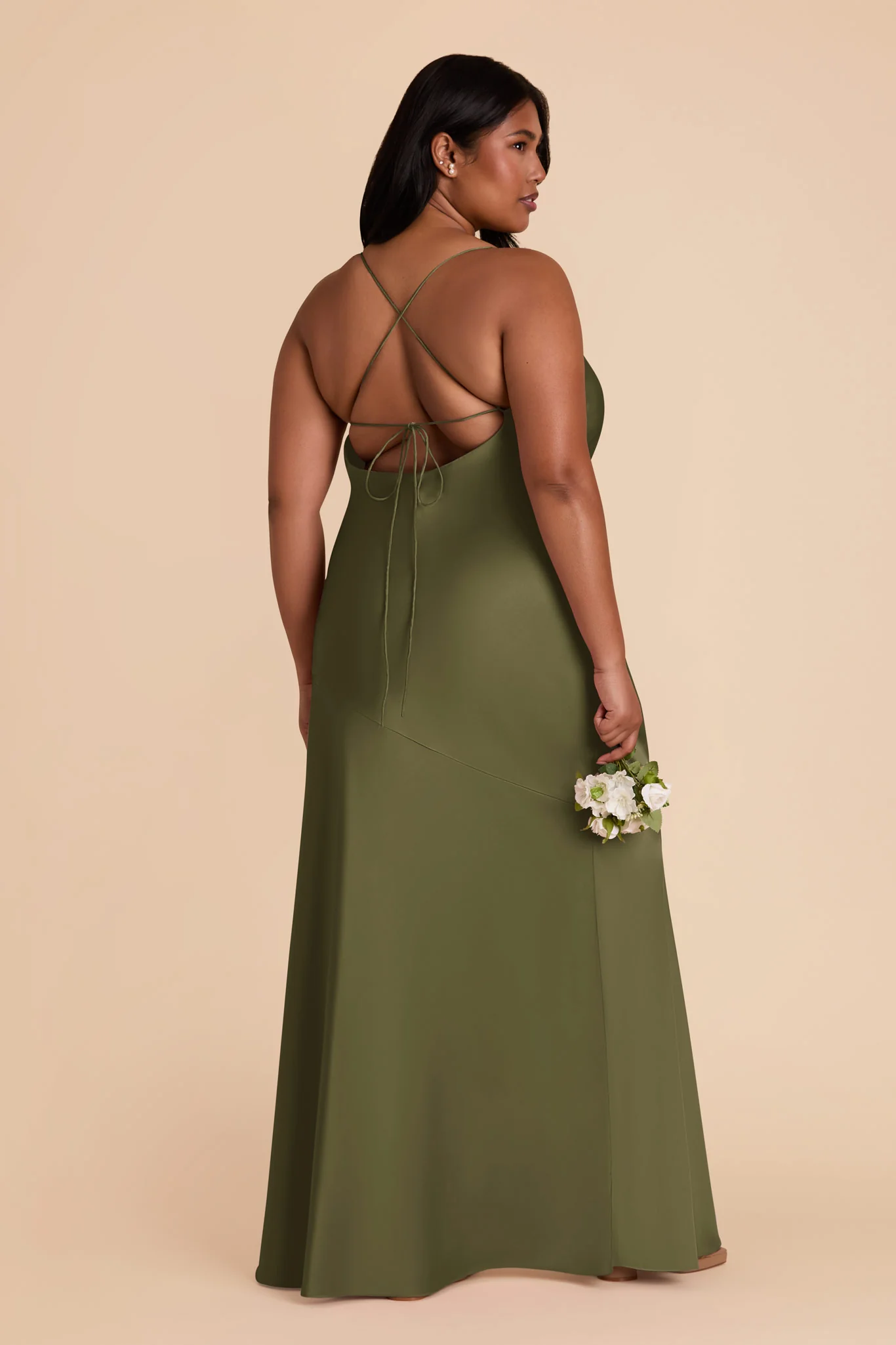 Olivia Matte Satin Dress - Martini - Image 8