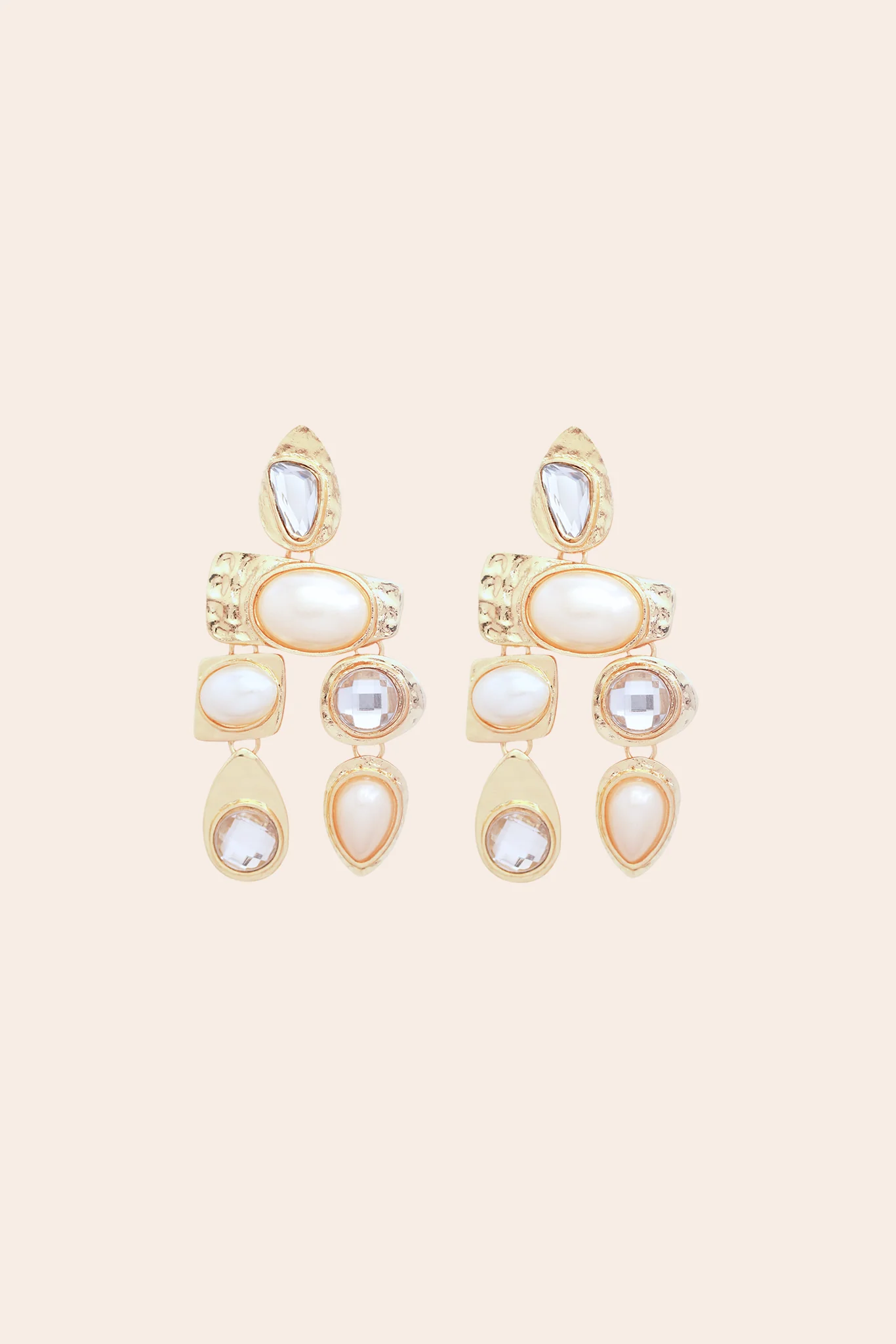 Phoenix Earrings - Pearl