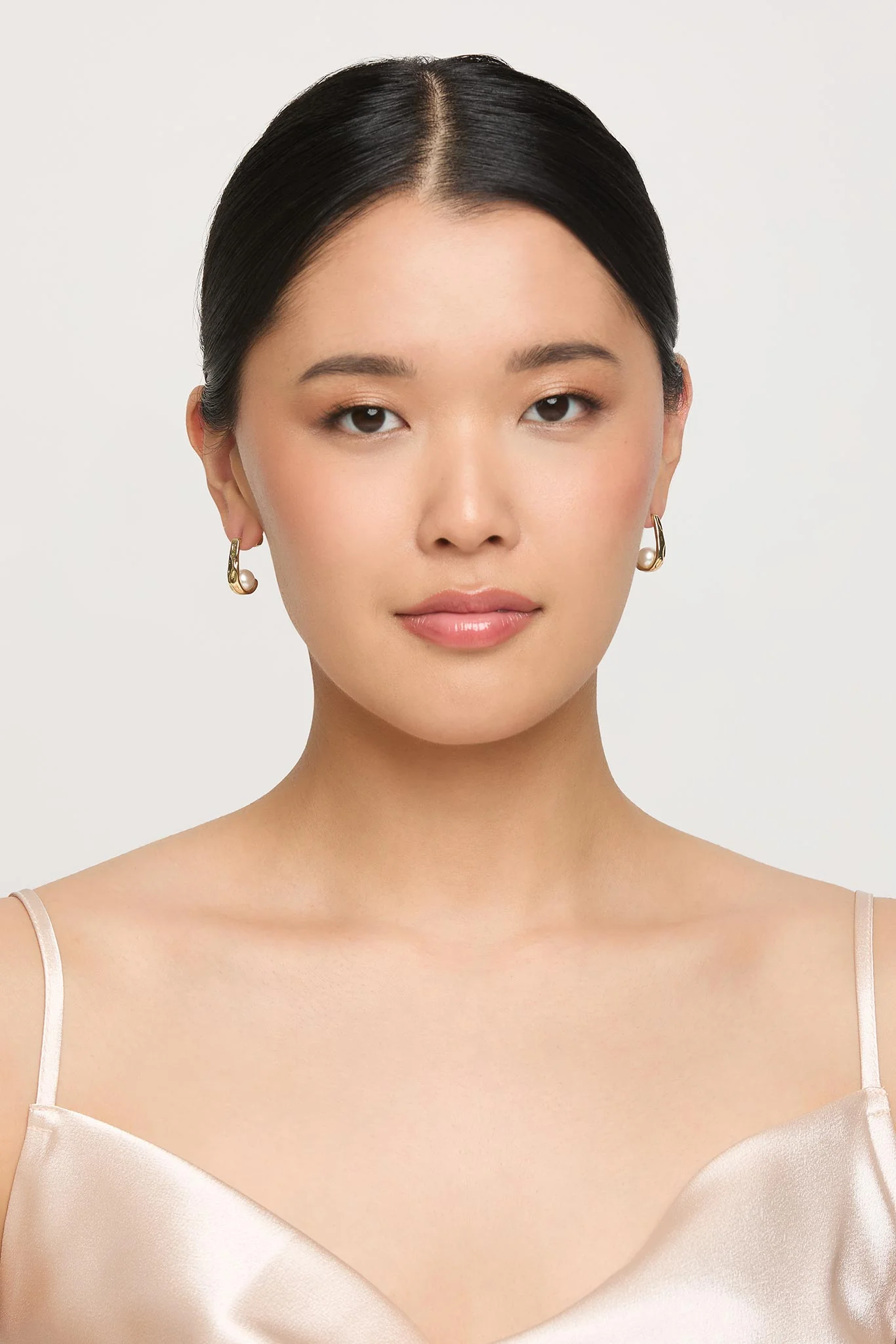 Positano Pearl Earrings - Gold - Image 2