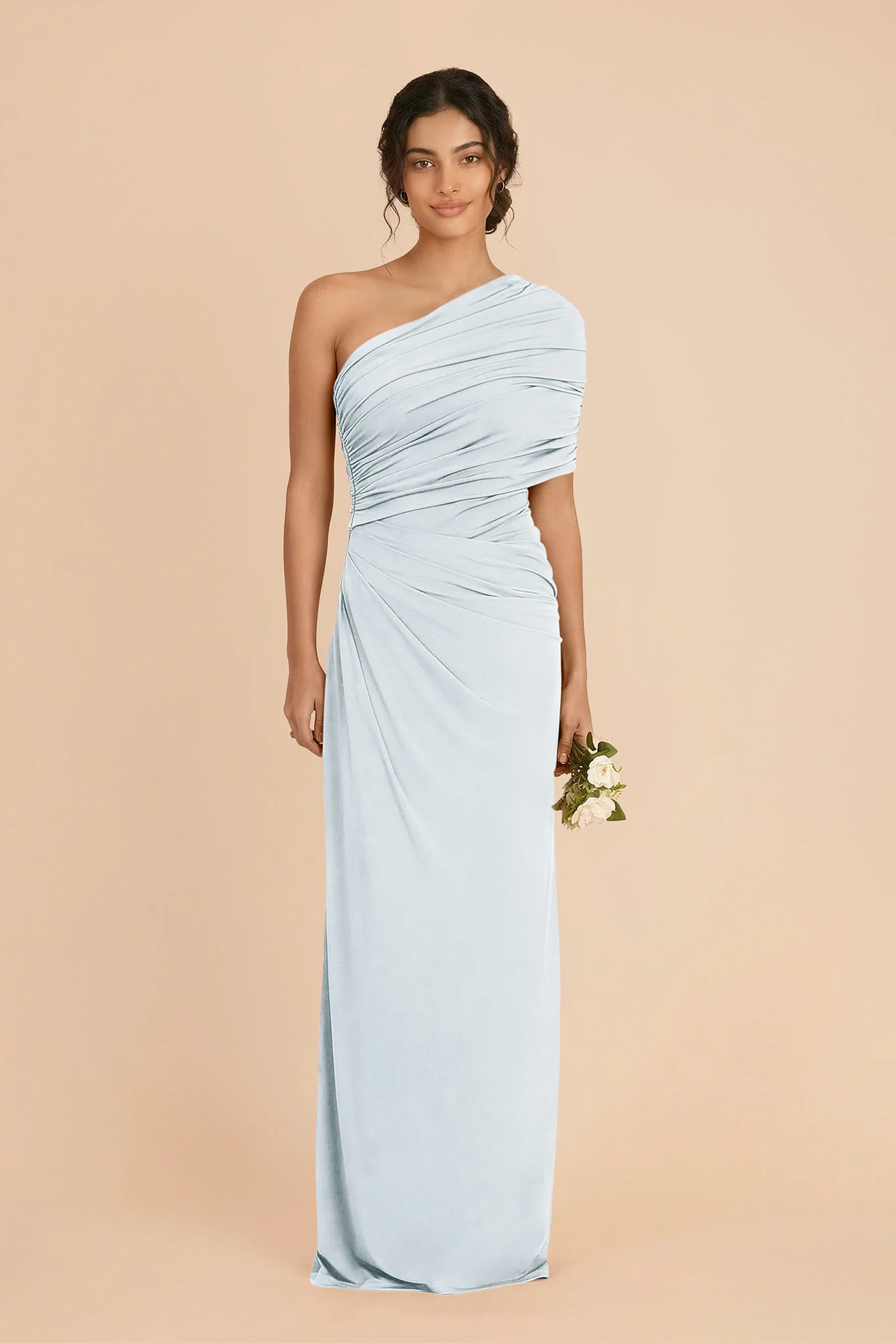Quinn Luxe Stretch Knit Dress - Mist Blue