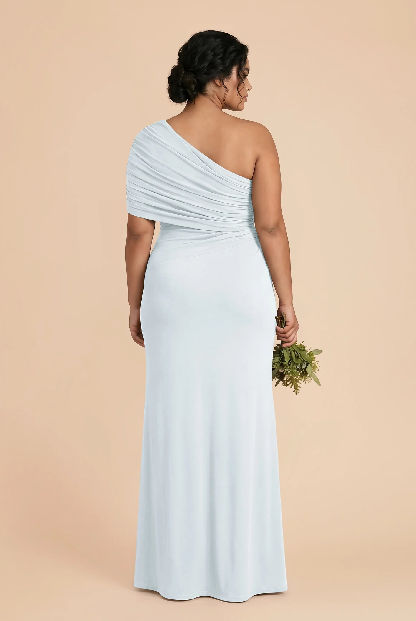 Quinn Luxe Stretch Knit Dress - Mist Blue - Image 8