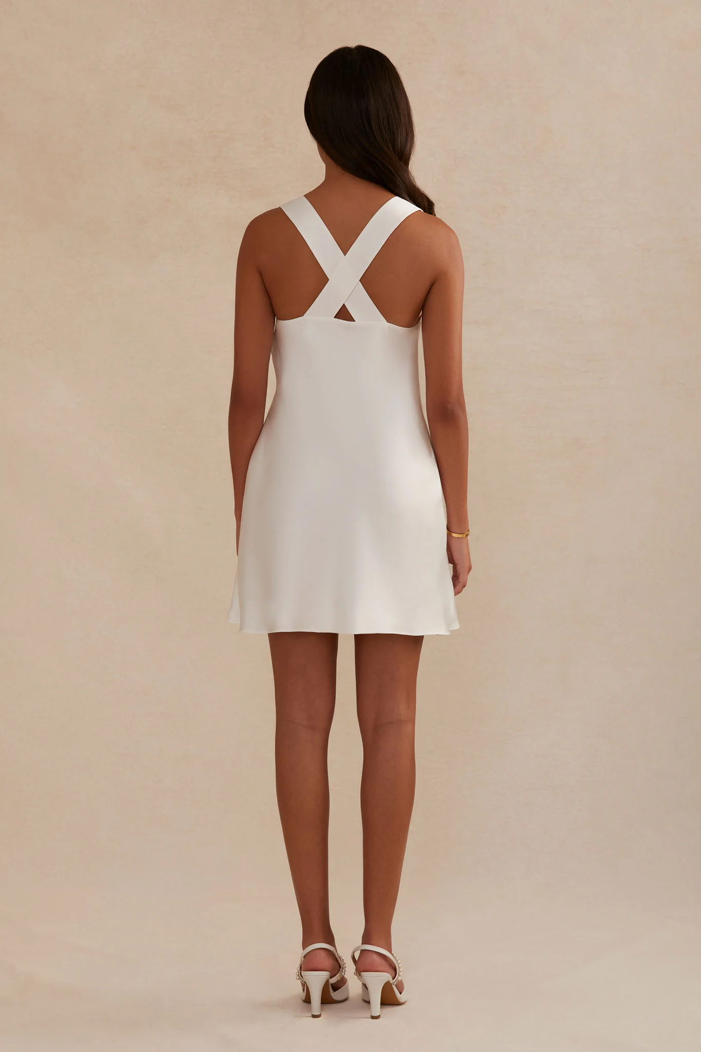 Ronnie Dress - White - Image 6