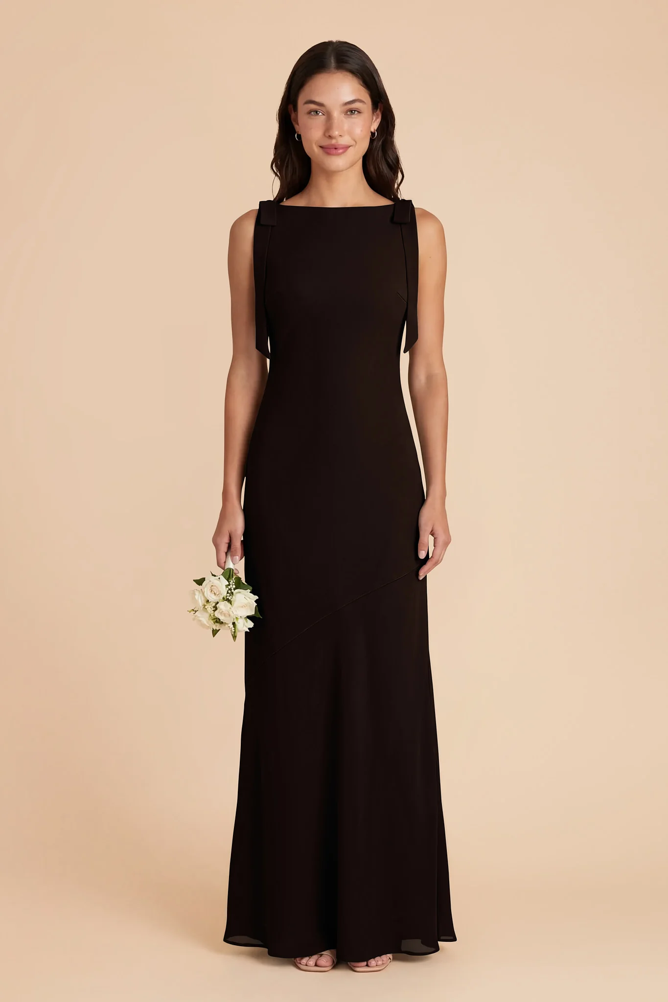 Rosie Chiffon Dress - Black