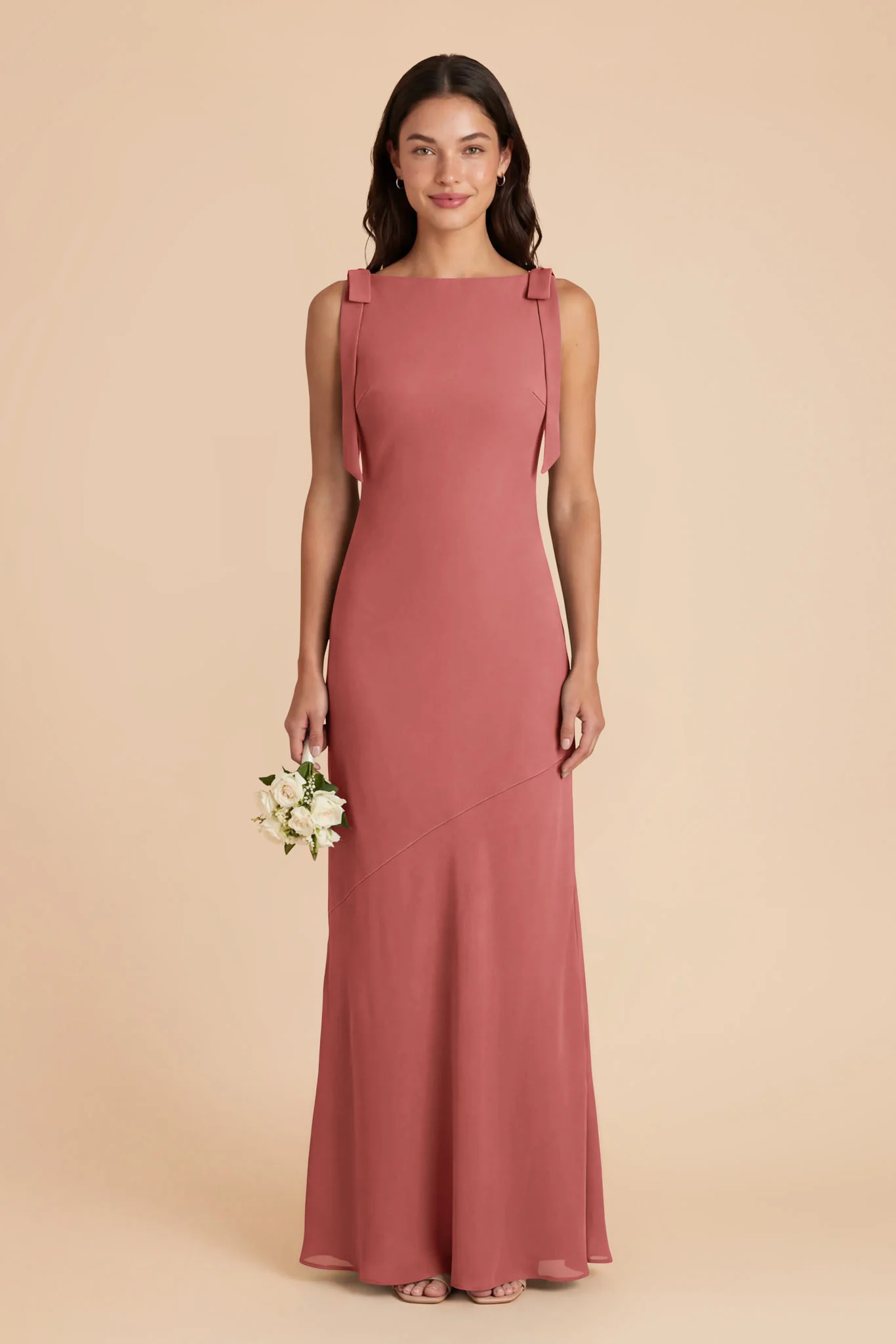 Rosie Chiffon Dress - Mulberry