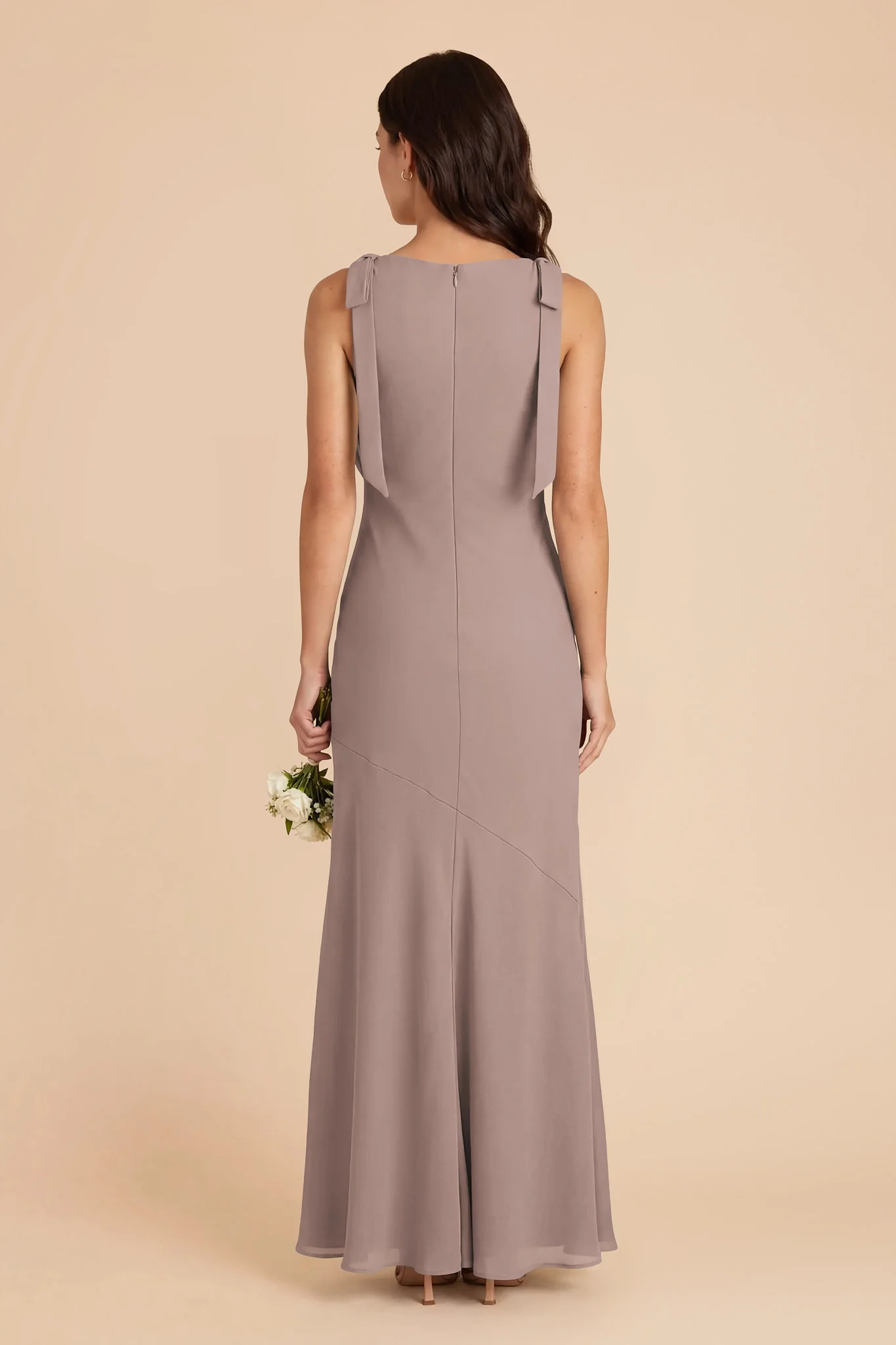 Rosie Chiffon Dress - Toffee - Image 4