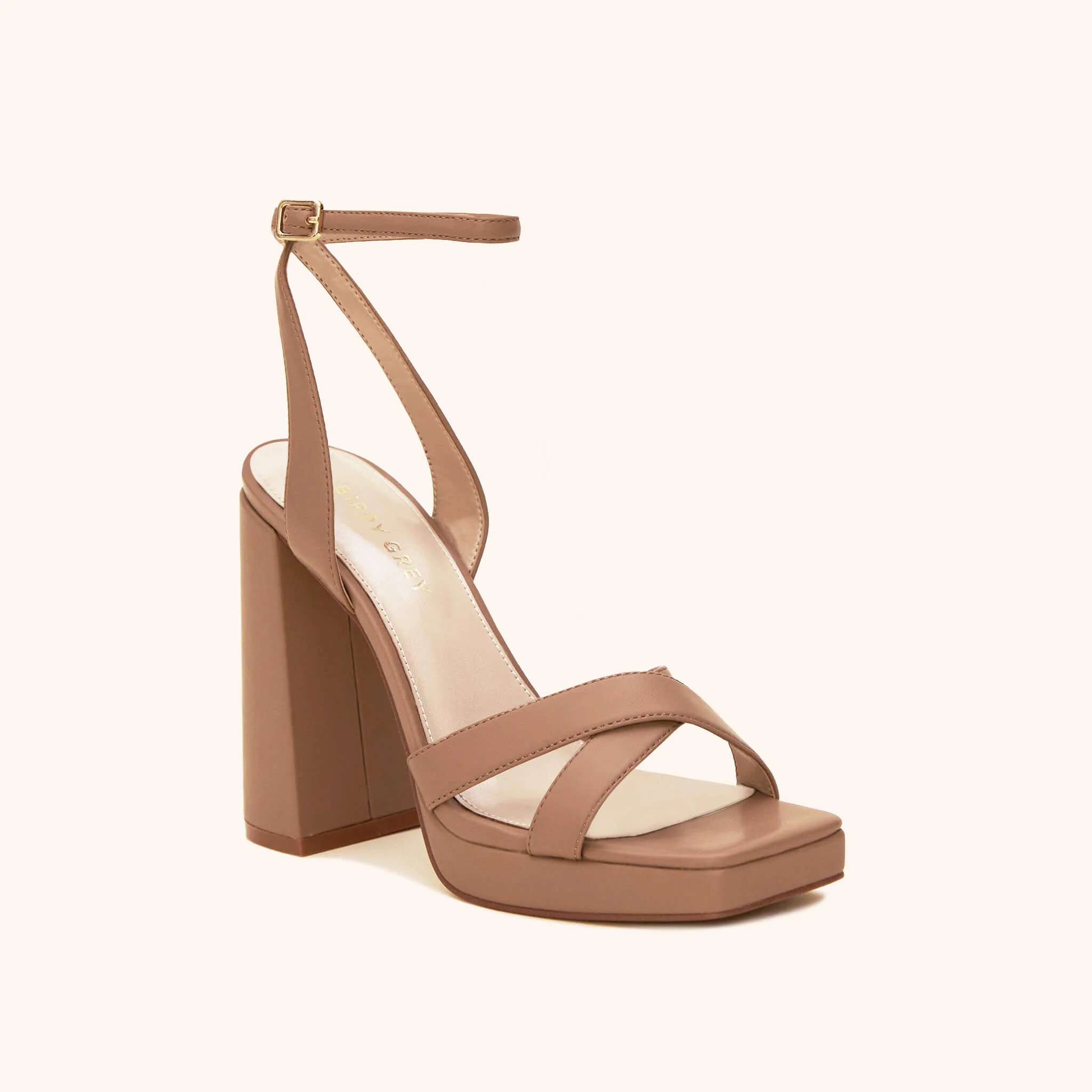 Ryanne Platform Heel - Mocha - Image 3