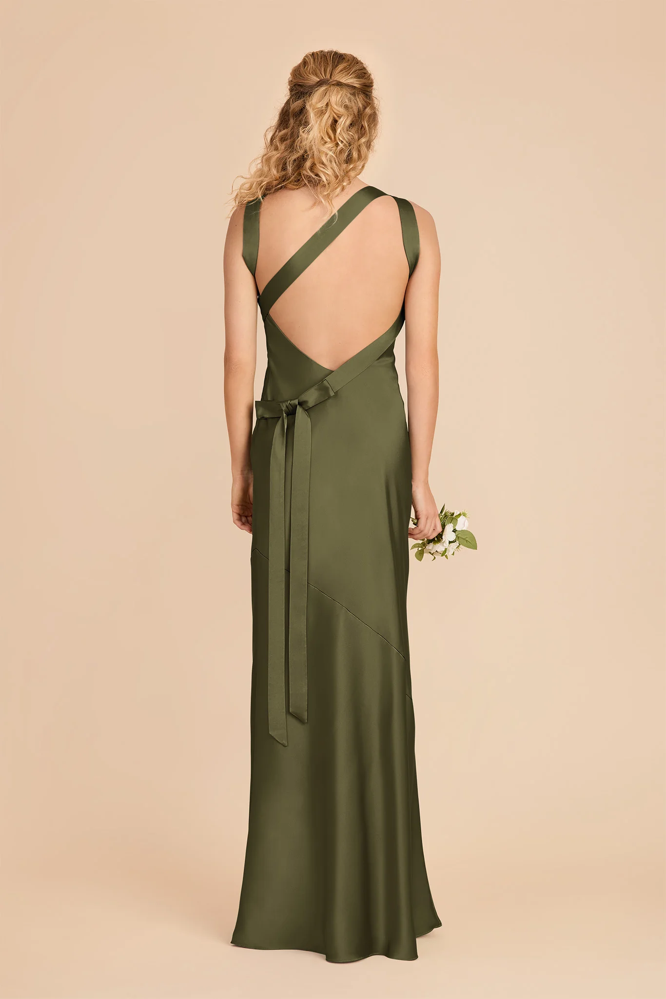 Rylie Matte Satin Dress - Martini - Image 4