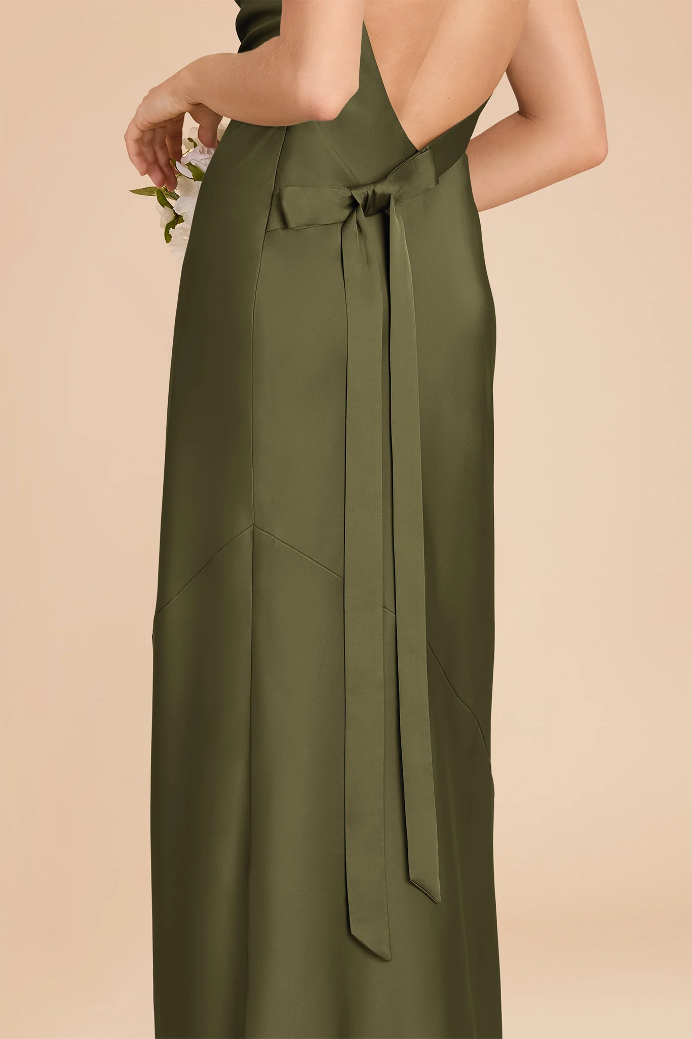 Rylie Matte Satin Dress - Martini - Image 6
