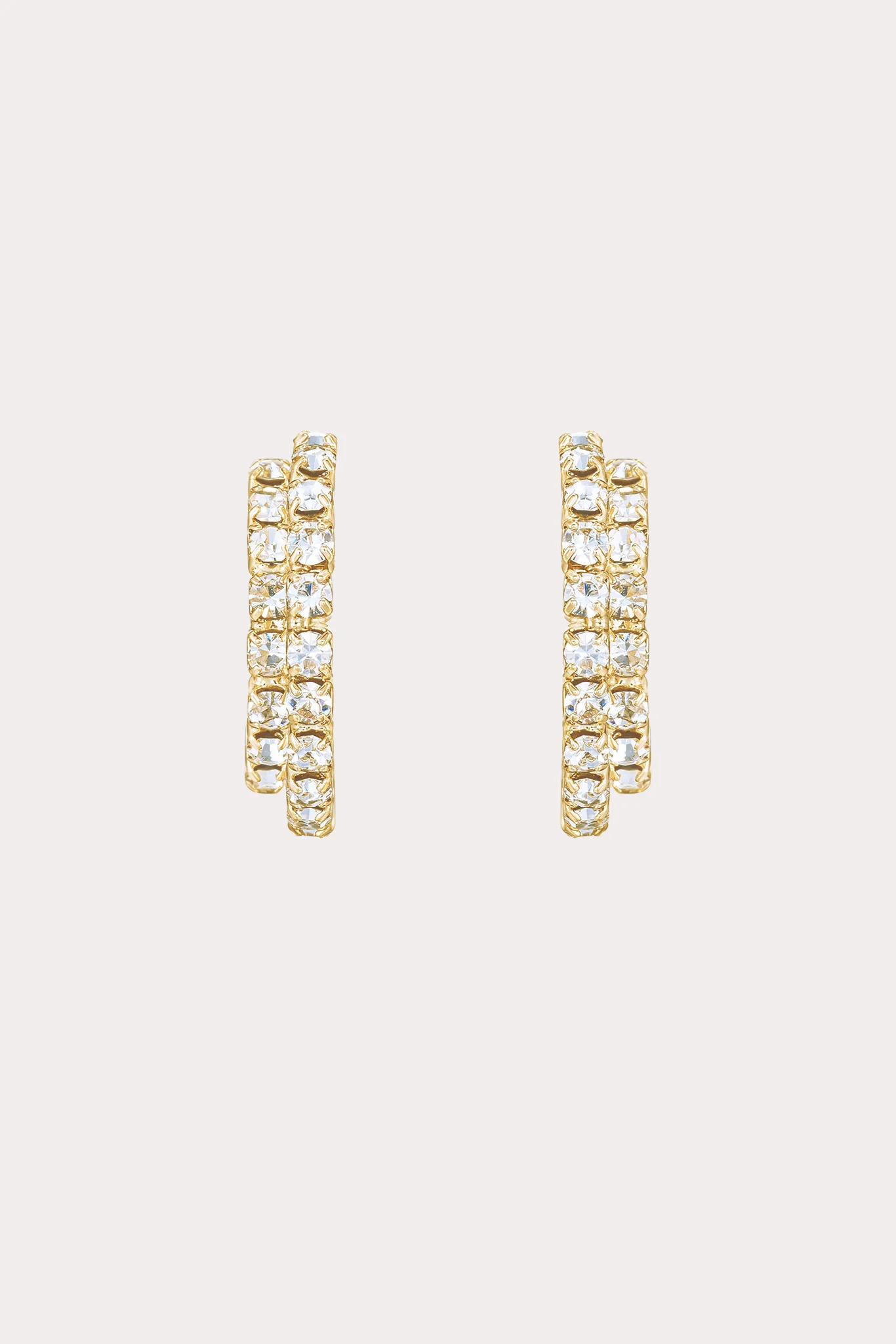 Santorini Earrings - Clear Crystal - Image 3