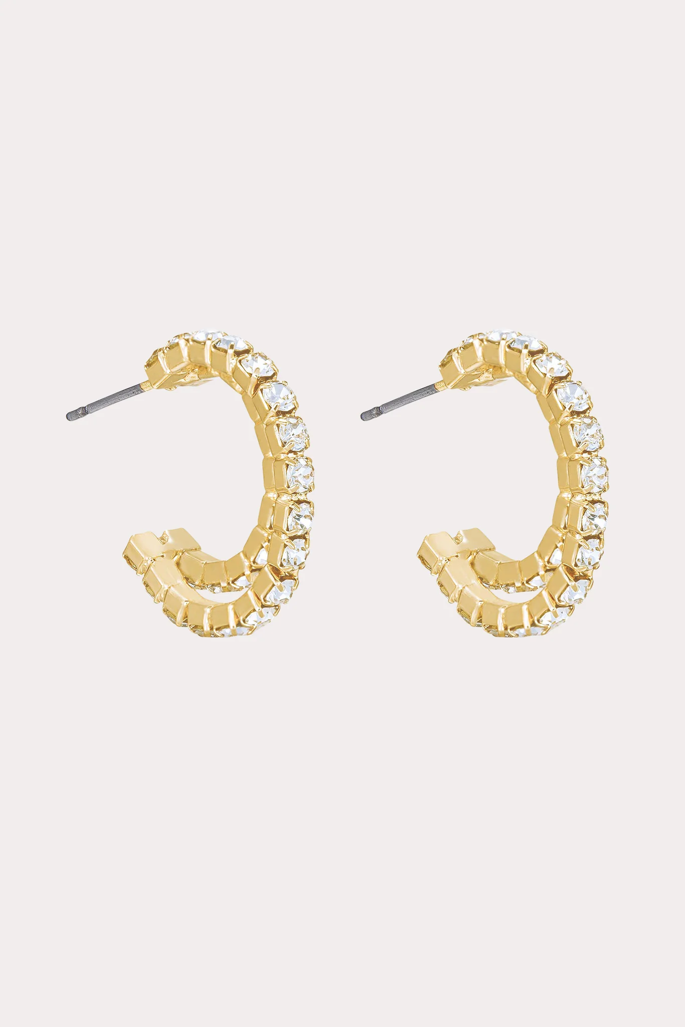 Santorini Earrings - Clear Crystal - Image 4