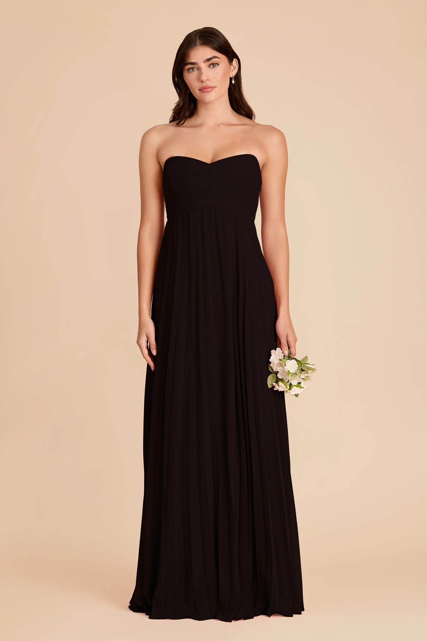 Sasha Chiffon Dress - Black