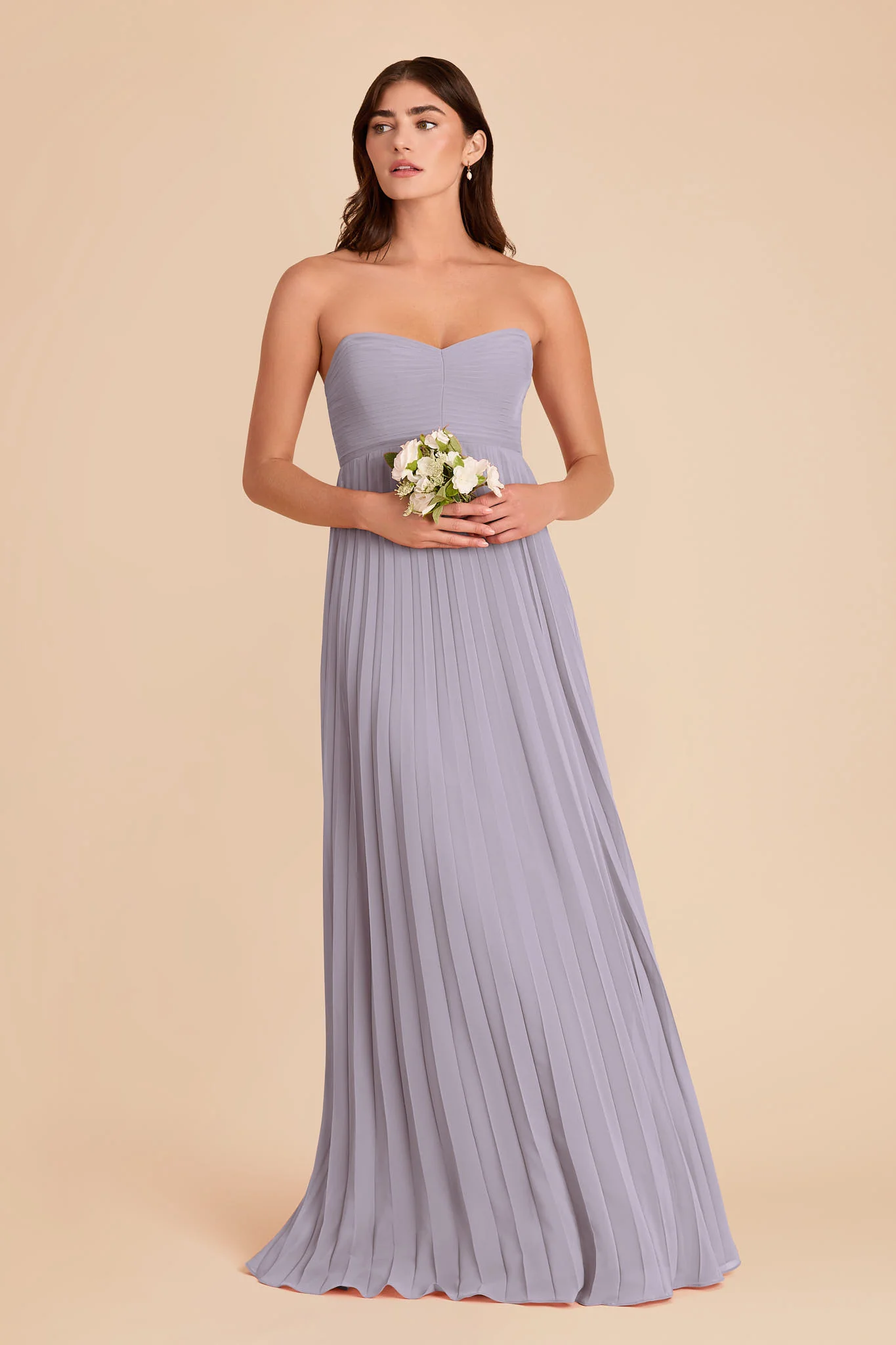 Sasha Chiffon Dress - Dusty Lilac