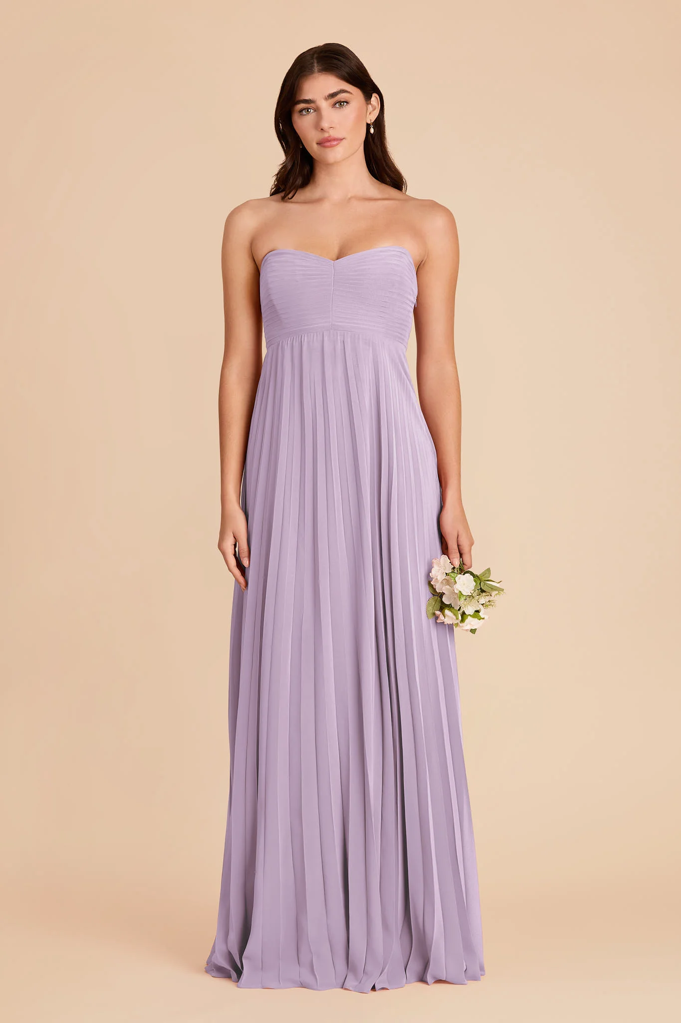 Sasha Chiffon Dress - Lavender - Image 3