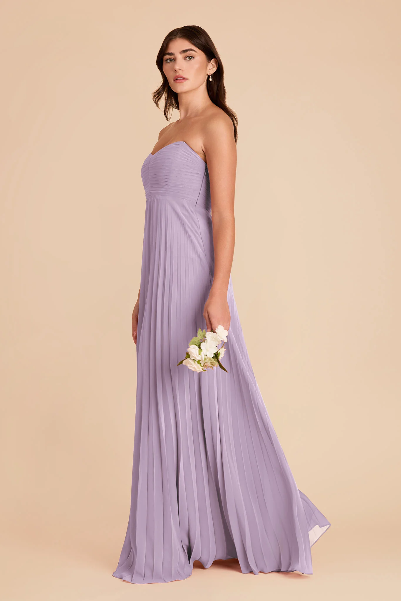 Sasha Chiffon Dress - Lavender - Image 4