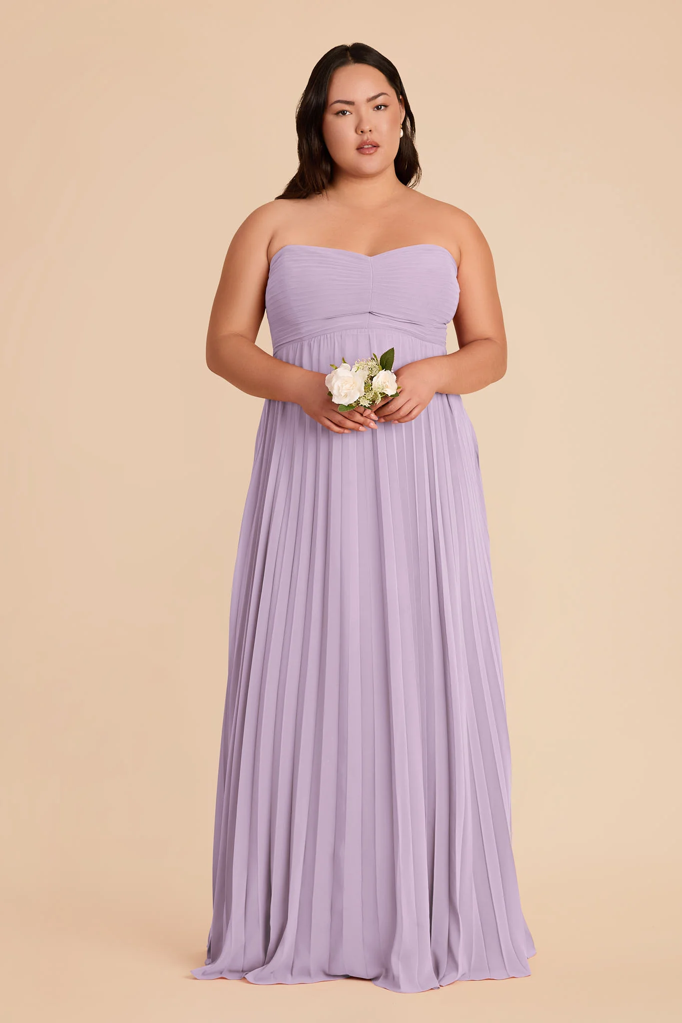 Sasha Chiffon Dress - Lavender - Image 7