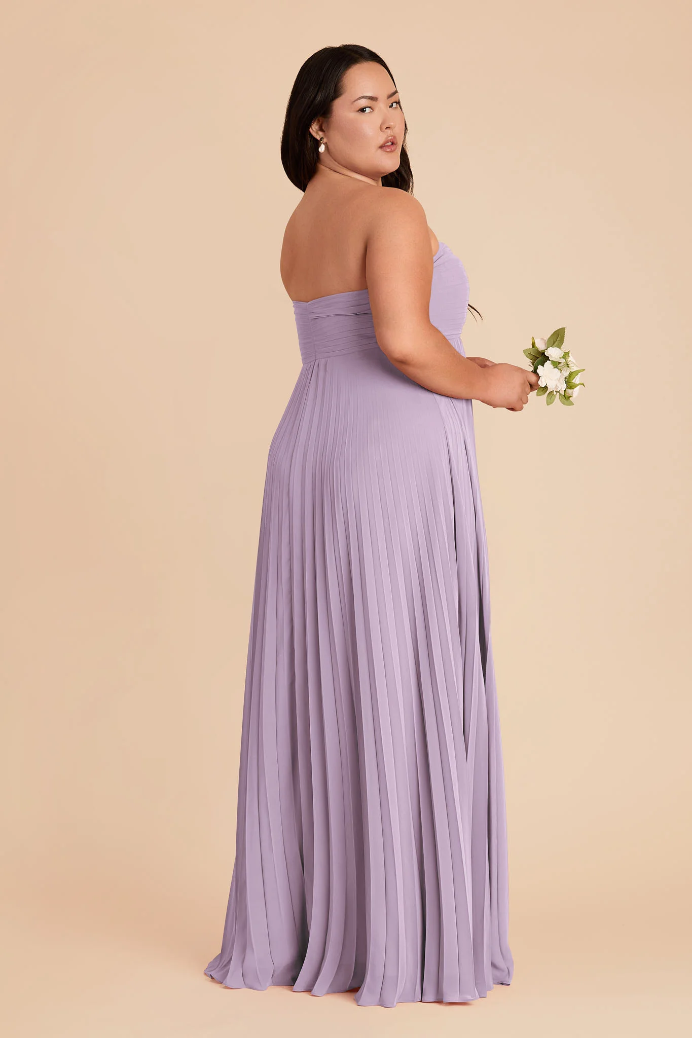 Sasha Chiffon Dress - Lavender - Image 9