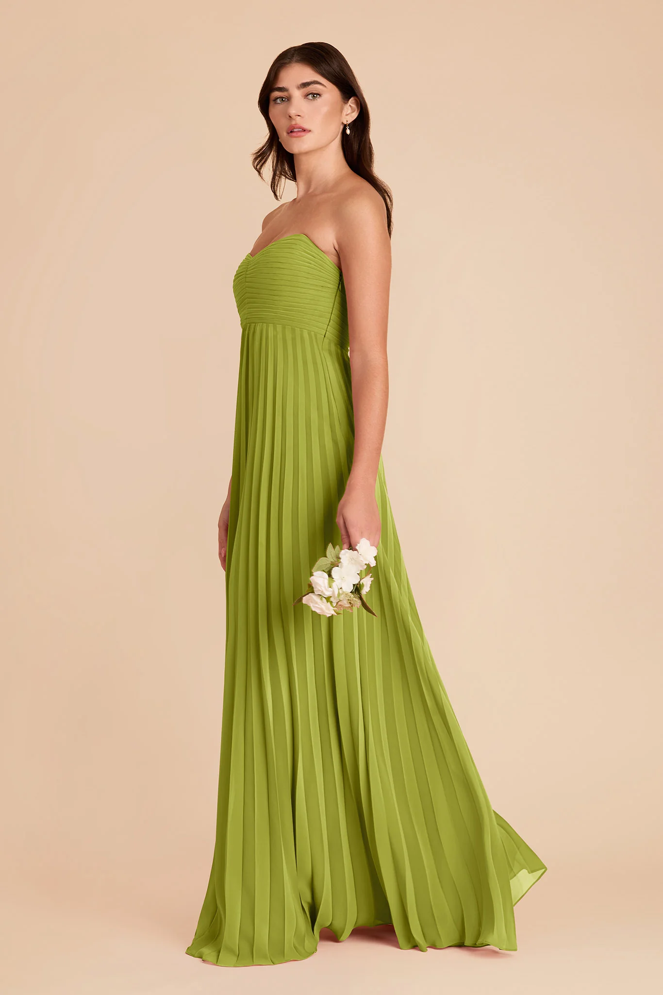 Sasha Chiffon Dress - Matcha - Image 5