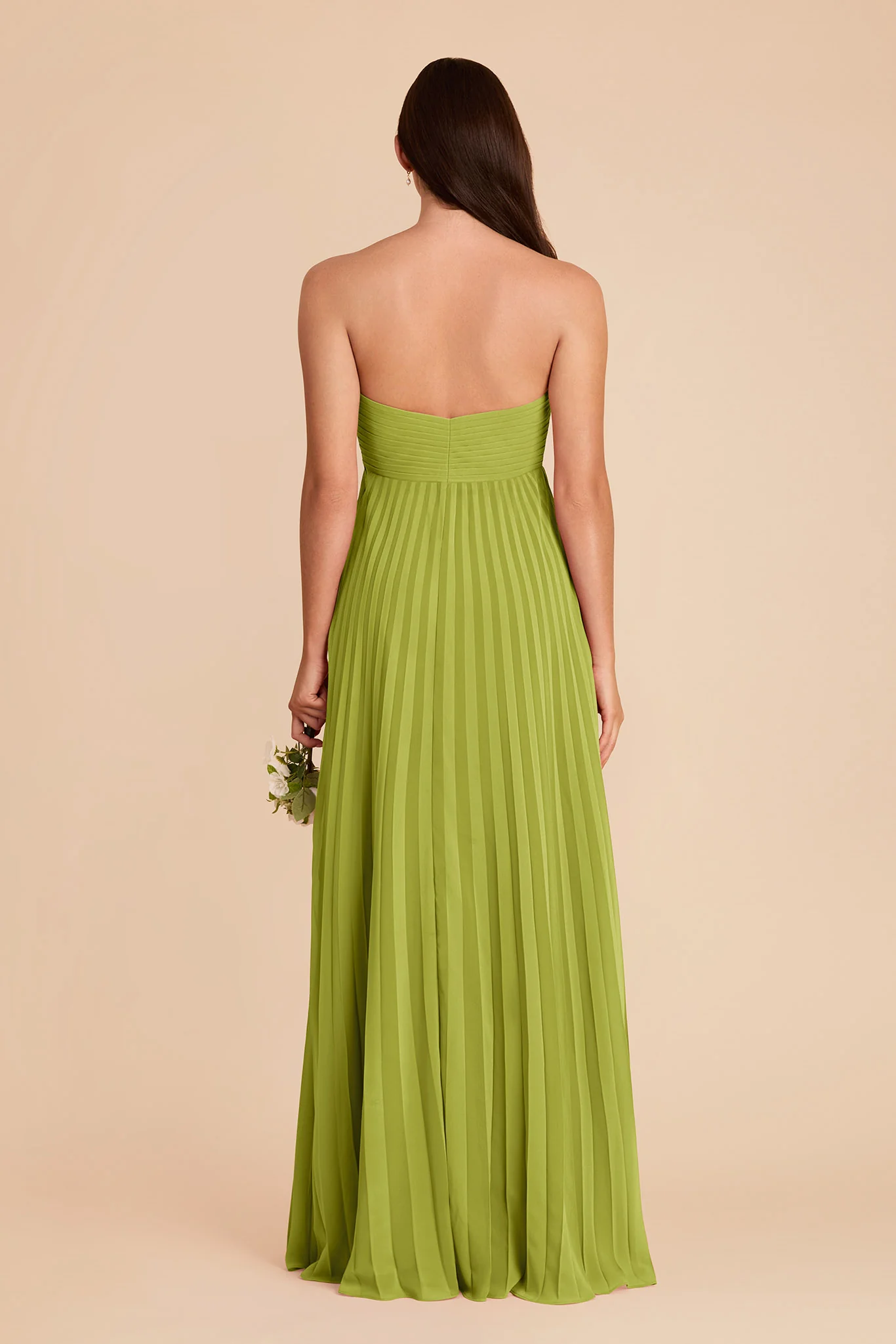 Sasha Chiffon Dress - Matcha - Image 8