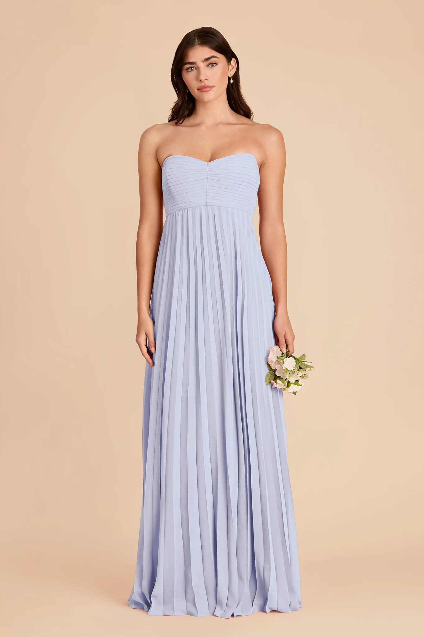 Sasha Chiffon Dress - Periwinkle Blue