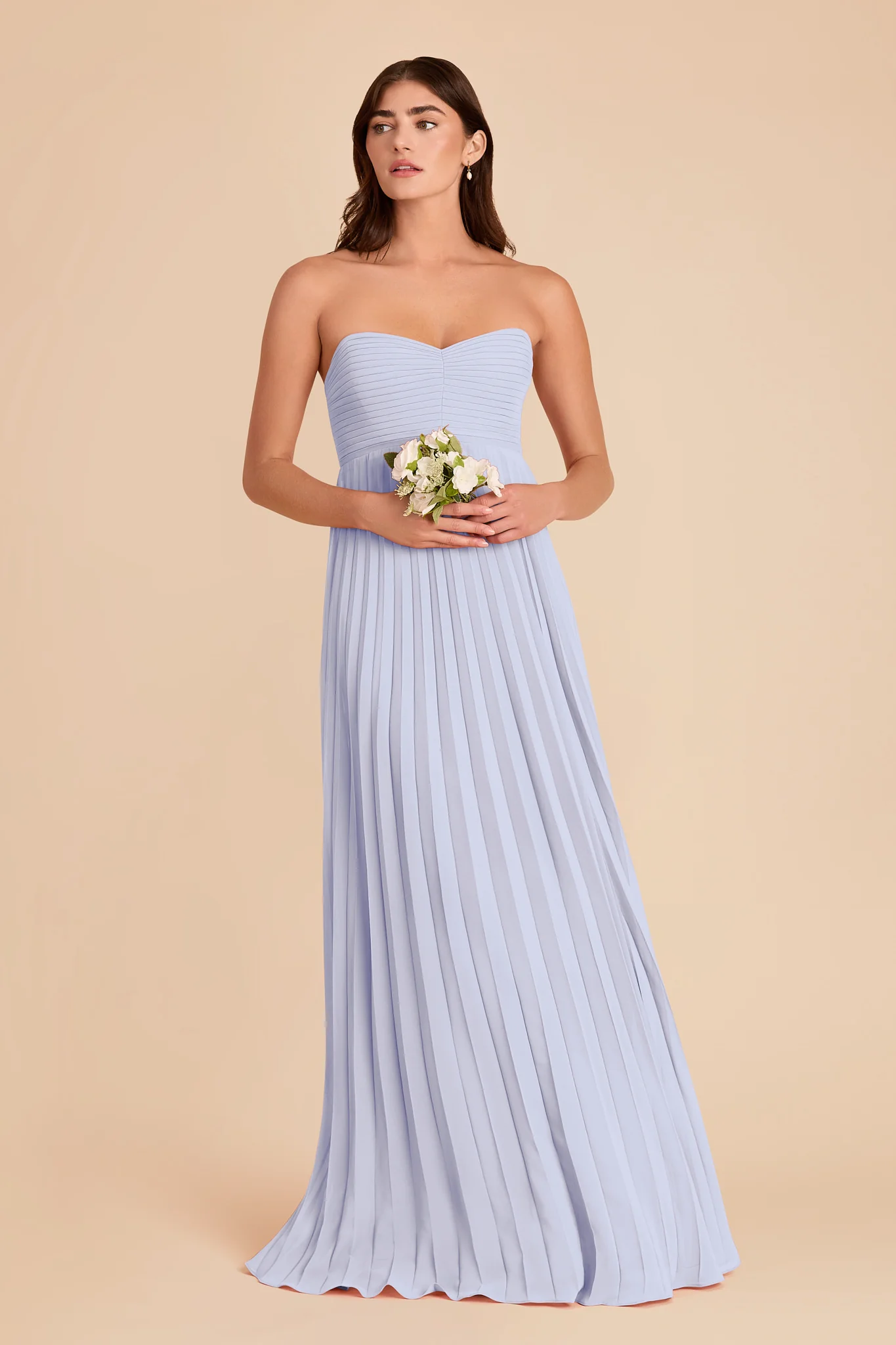 Sasha Chiffon Dress - Periwinkle Blue - Image 2