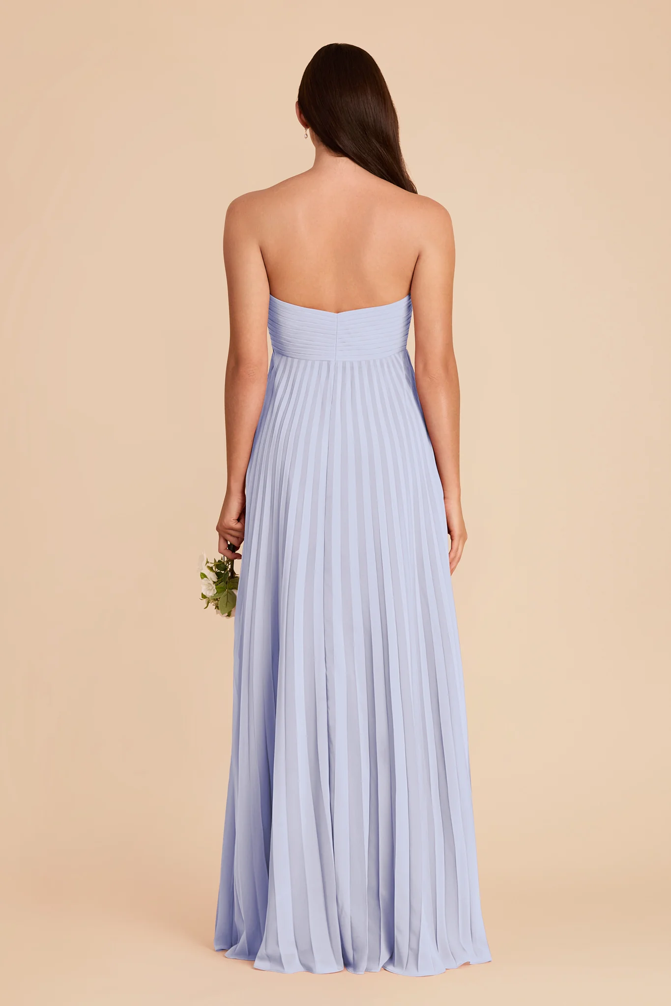 Sasha Chiffon Dress - Periwinkle Blue - Image 5