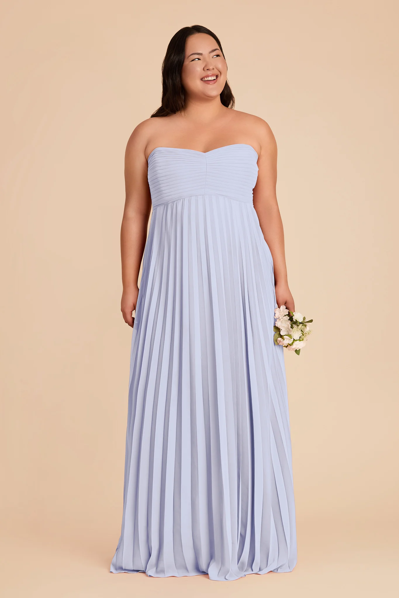 Sasha Chiffon Dress - Periwinkle Blue - Image 6