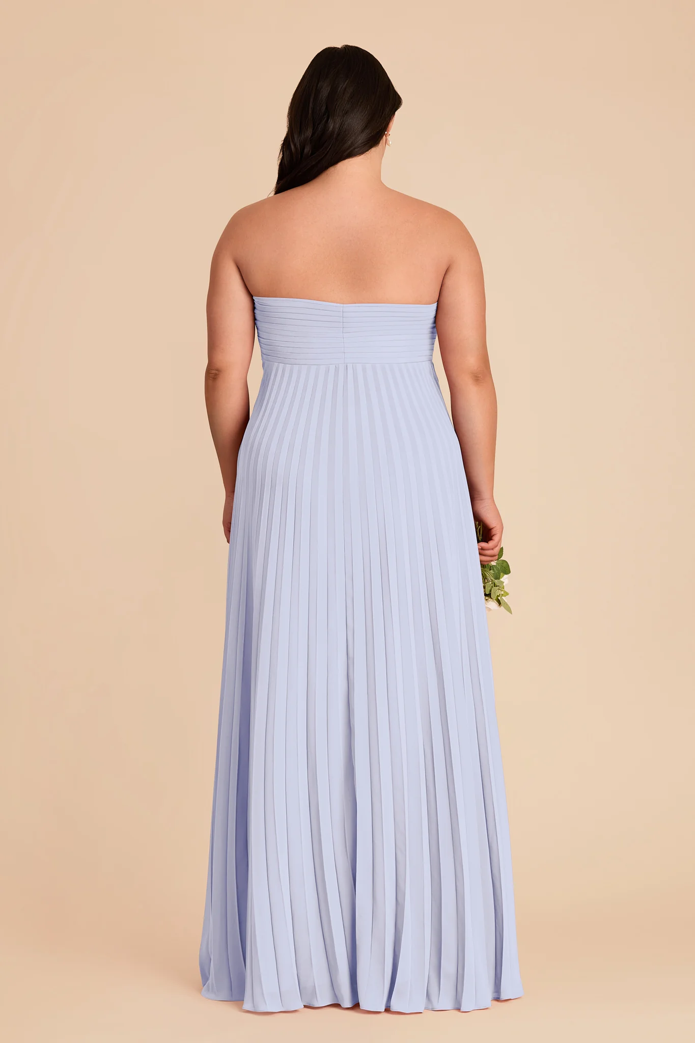 Sasha Chiffon Dress - Periwinkle Blue - Image 8