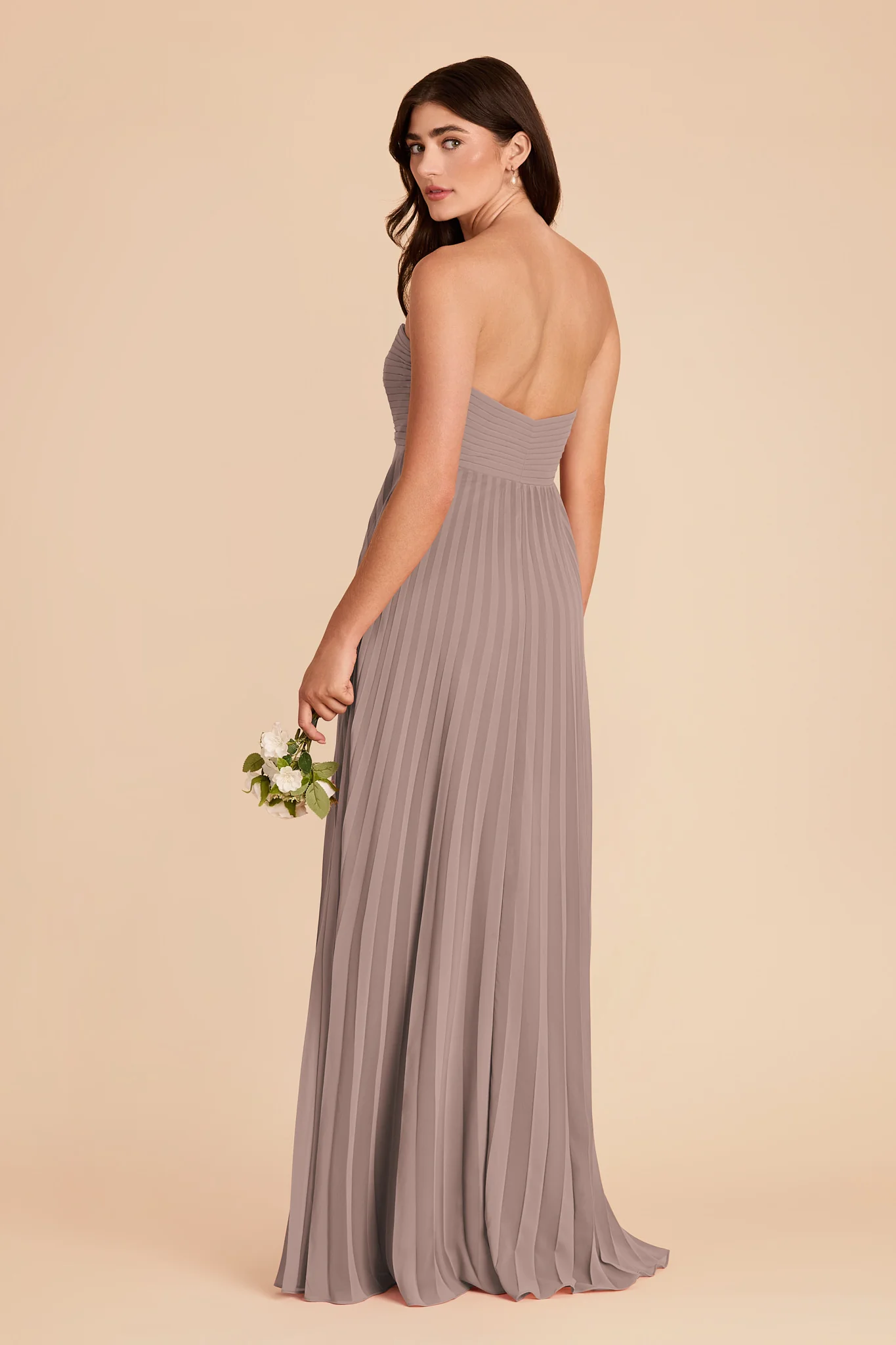 Sasha Chiffon Dress - Toffee - Image 5