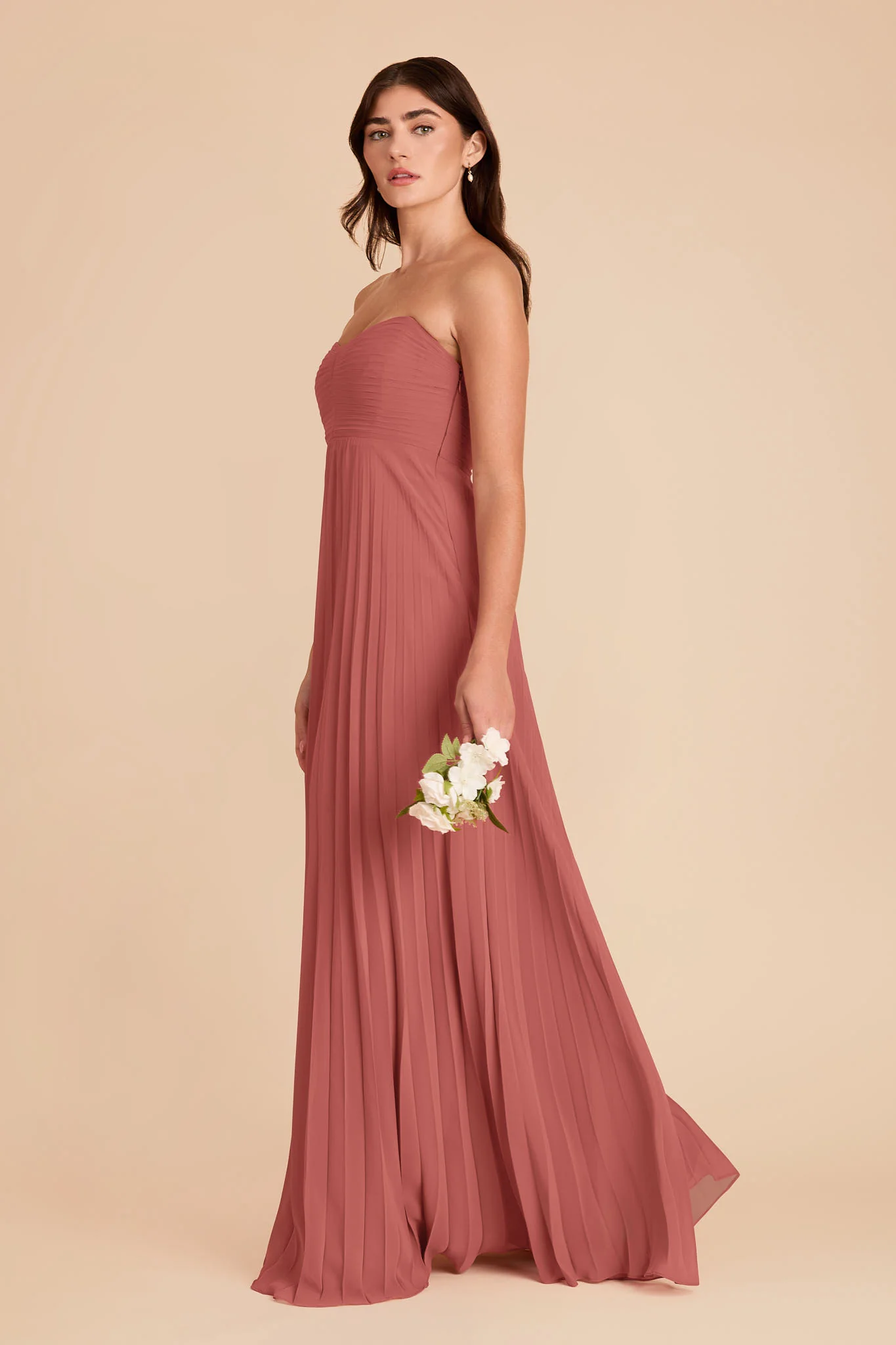 Sasha Chiffon Dress - Wild Rose - Image 4