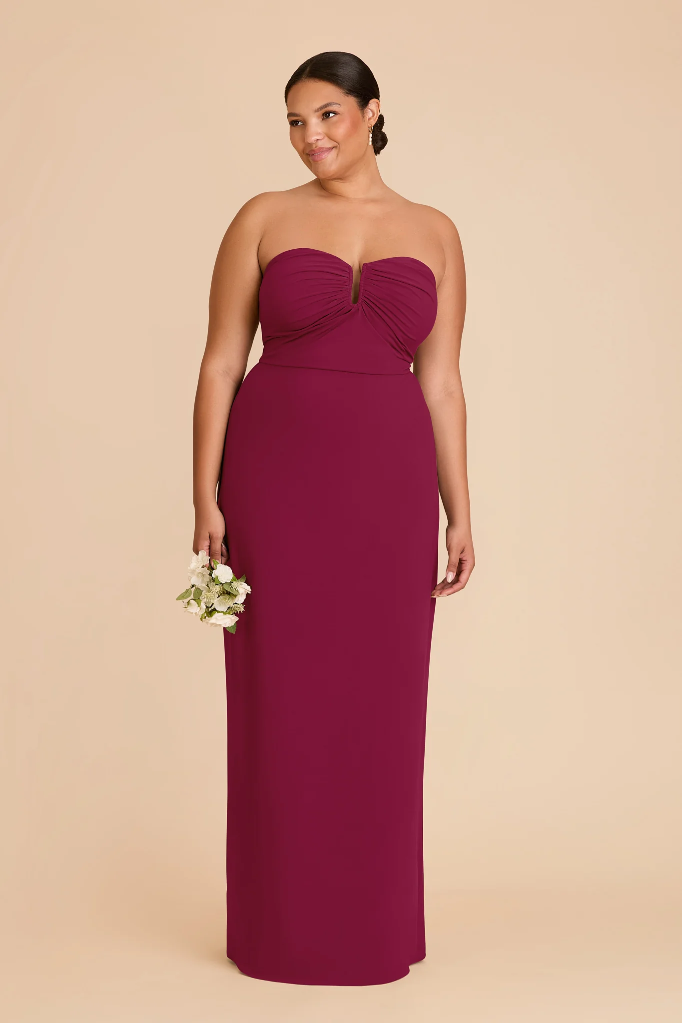Seraphina Luxe Stretch Knit Dress - Berry - Image 6