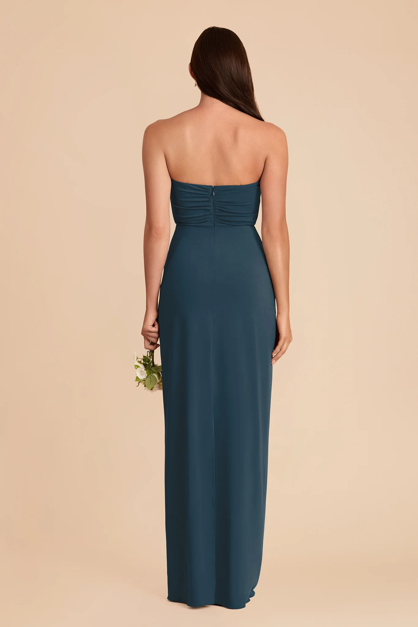 Seraphina Luxe Stretch Knit Dress - Dark Teal - Image 5