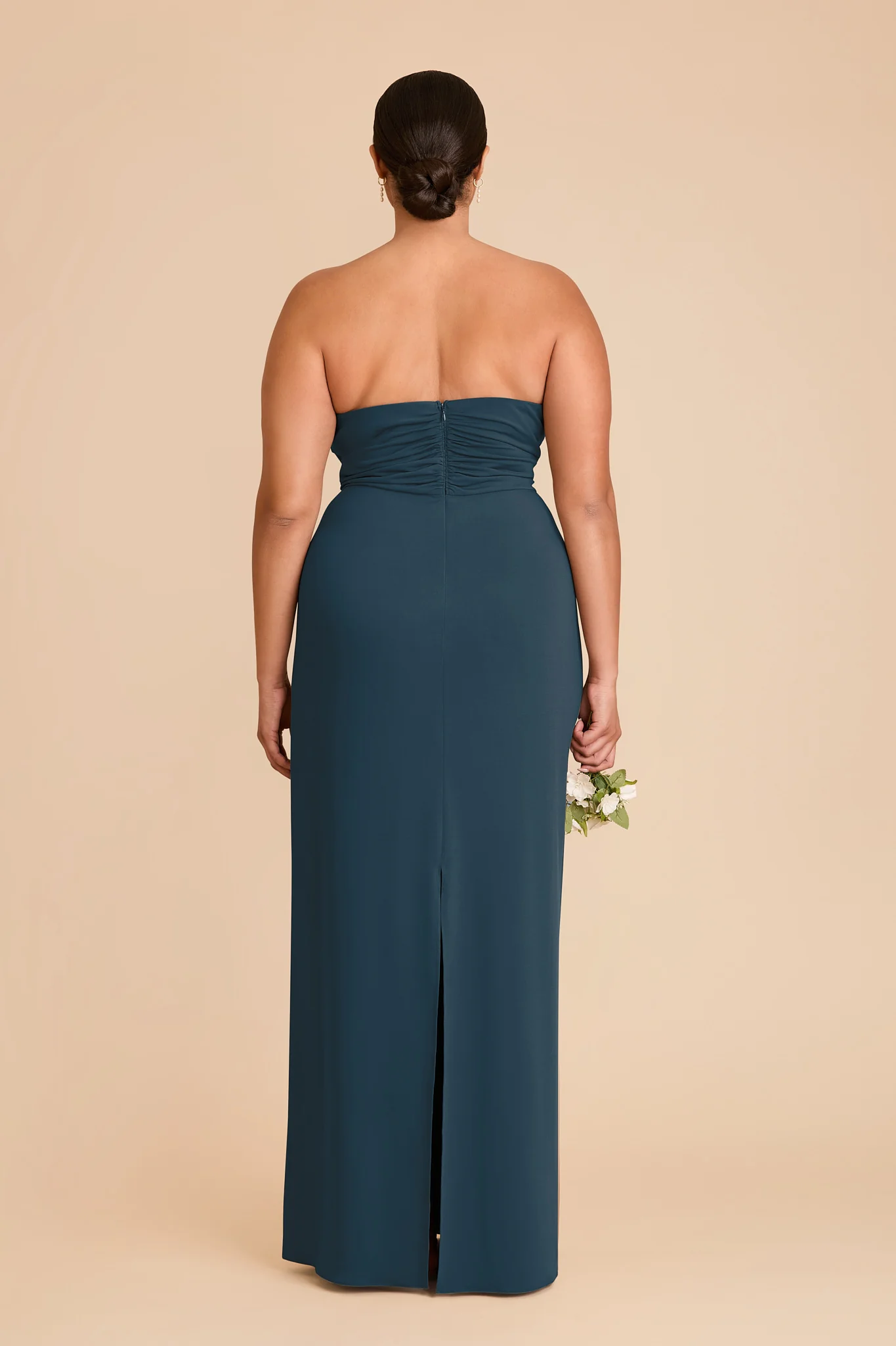 Seraphina Luxe Stretch Knit Dress - Dark Teal - Image 8