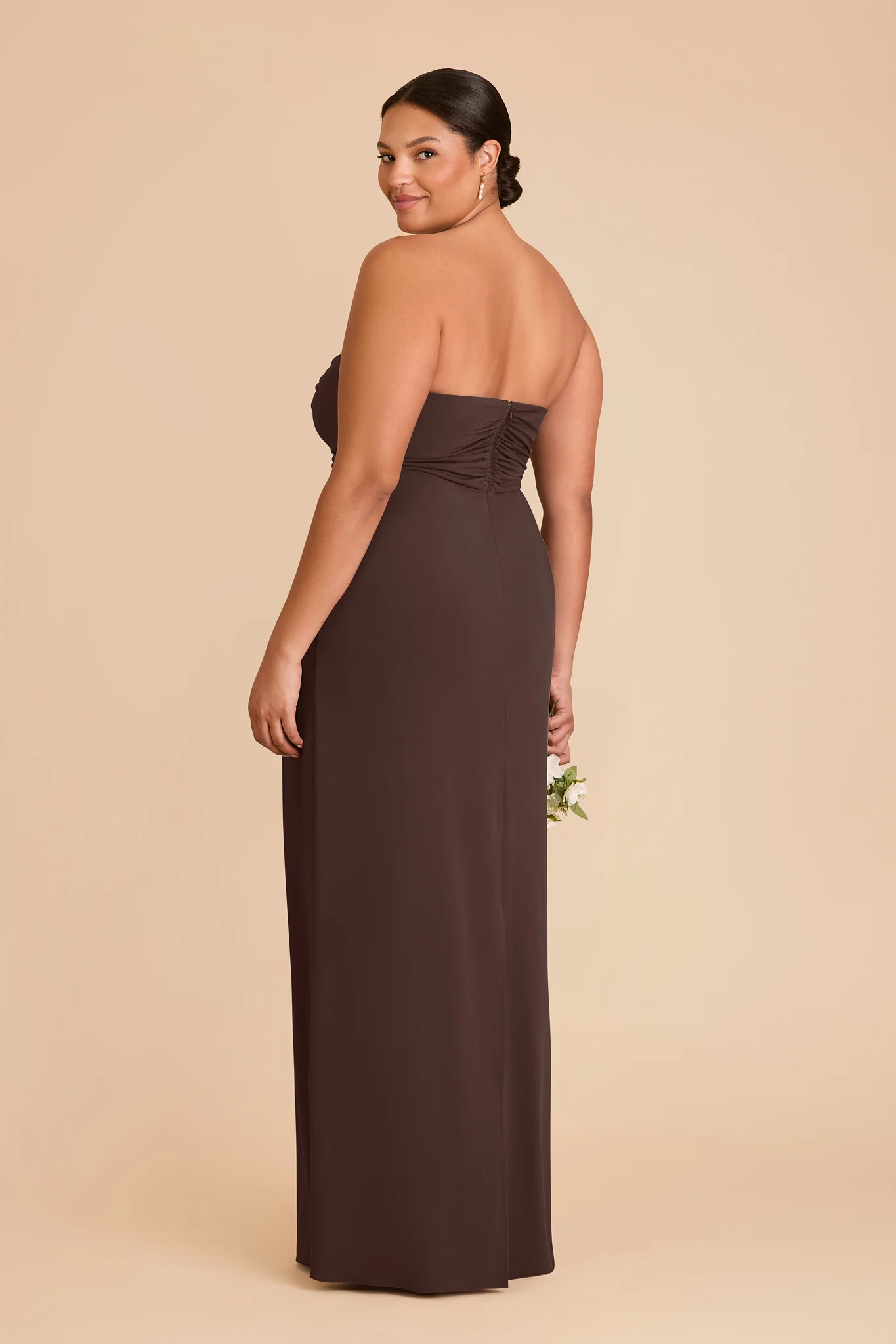 Seraphina Luxe Stretch Knit Dress - Espresso - Image 7