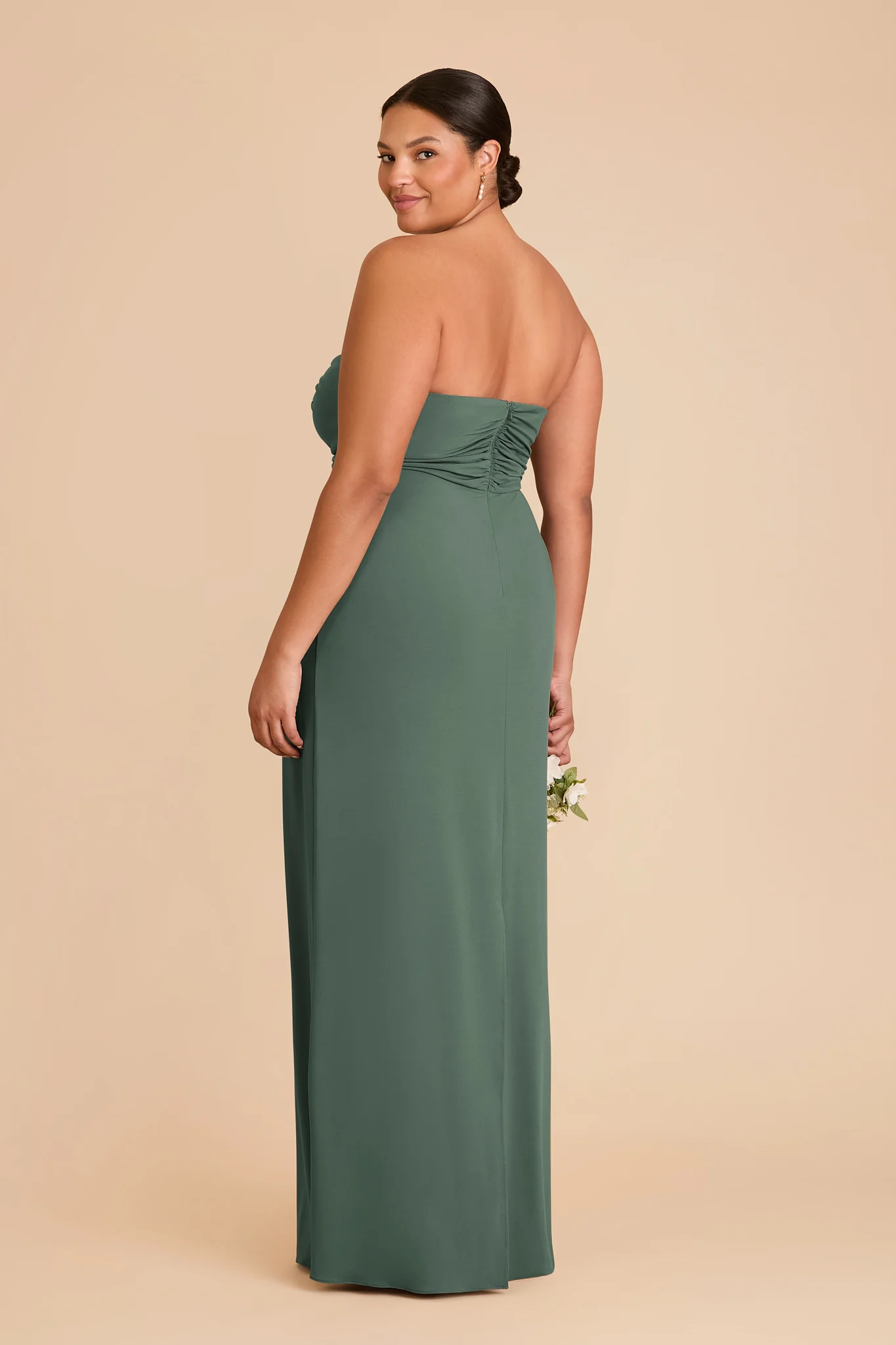 Seraphina Luxe Stretch Knit Dress - Eucalyptus - Image 7
