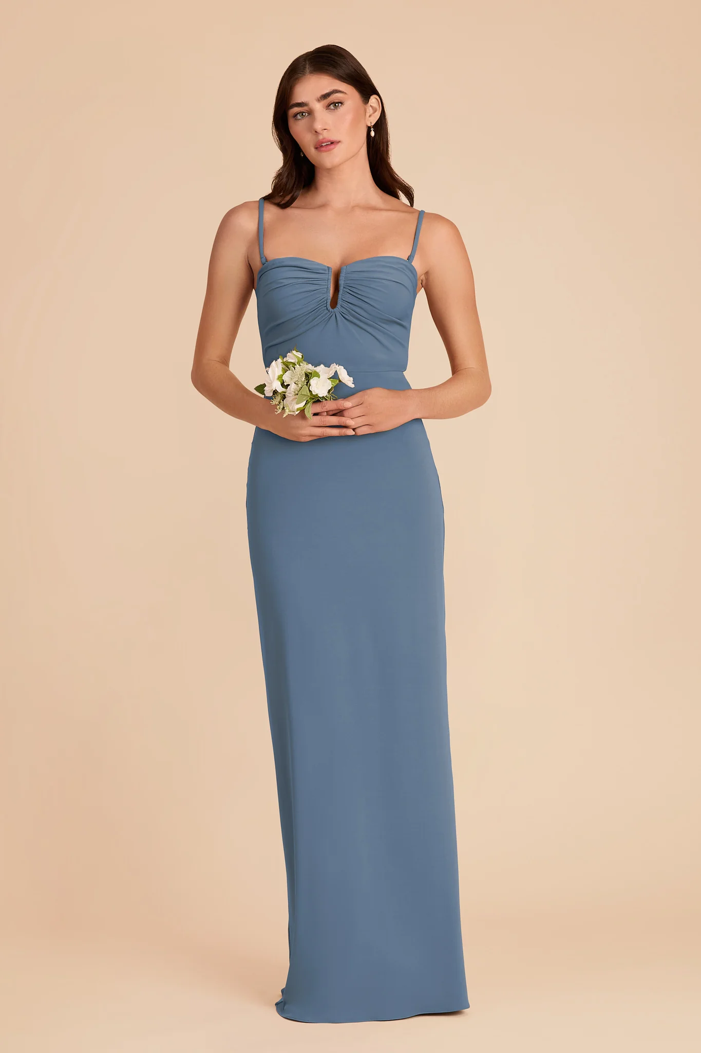 Seraphina Luxe Stretch Knit Dress - French Blue - Image 3
