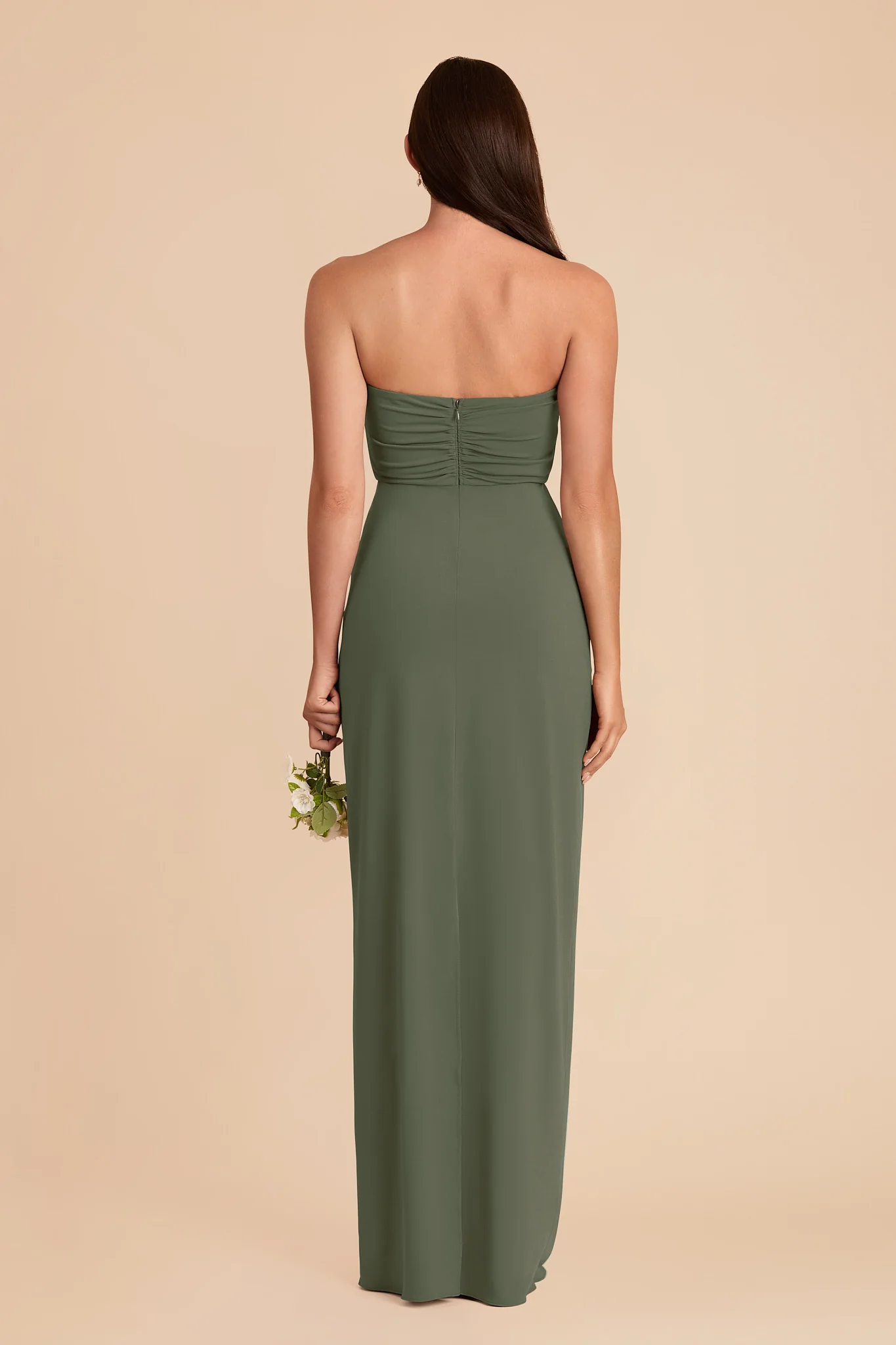 Seraphina Luxe Stretch Knit Dress - Olive - Image 5