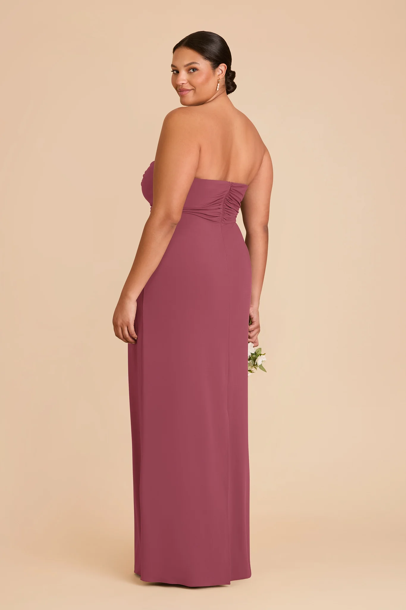 Seraphina Luxe Stretch Knit Dress - Rosewood - Image 7