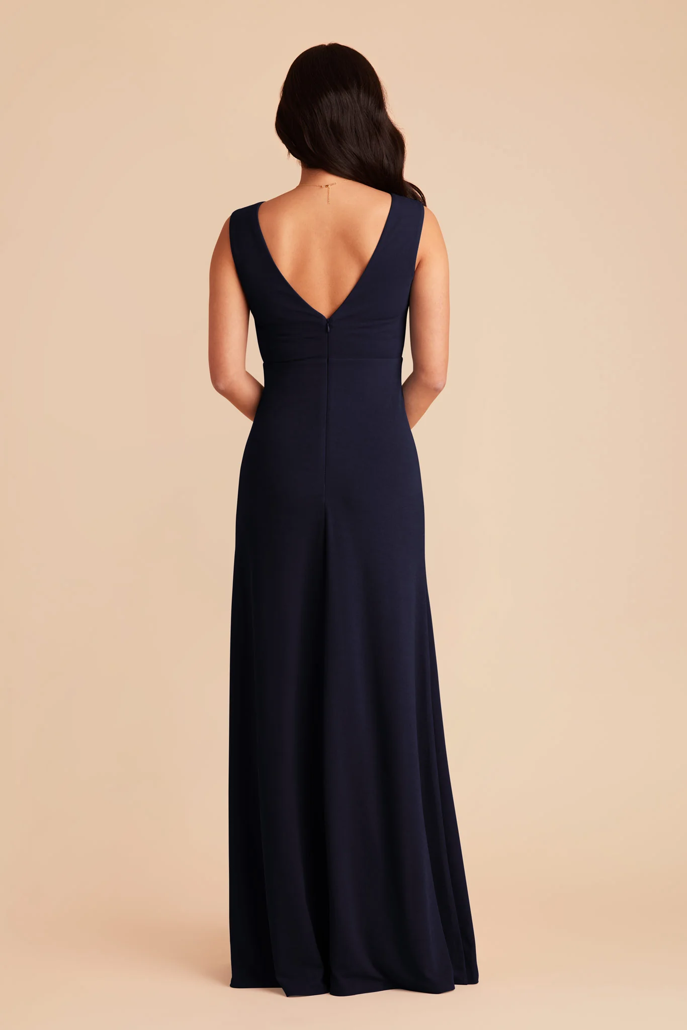 Shamin Crepe Dress - Navy - Image 6