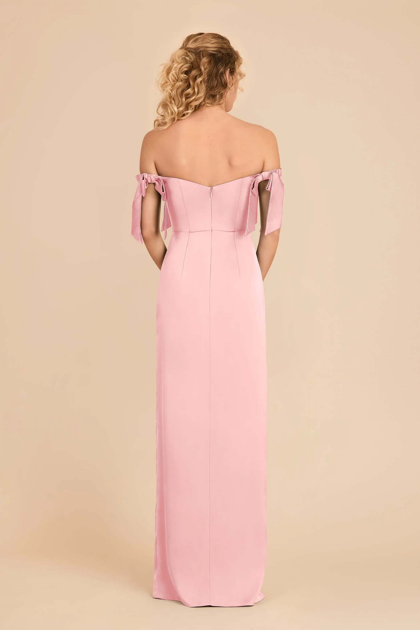 Sharon Matte Satin Dress - Bubblegum Pink - Image 5