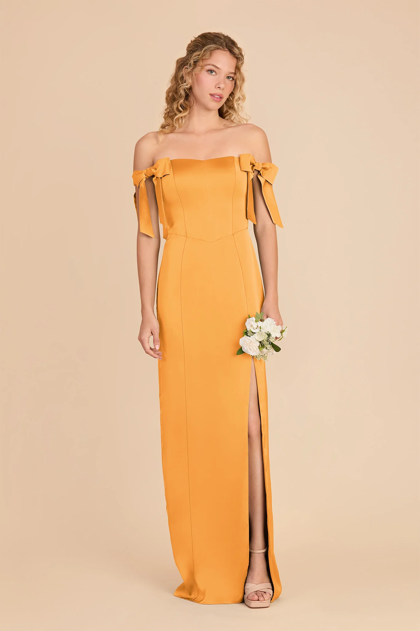 Sharon Matte Satin Dress - Mango